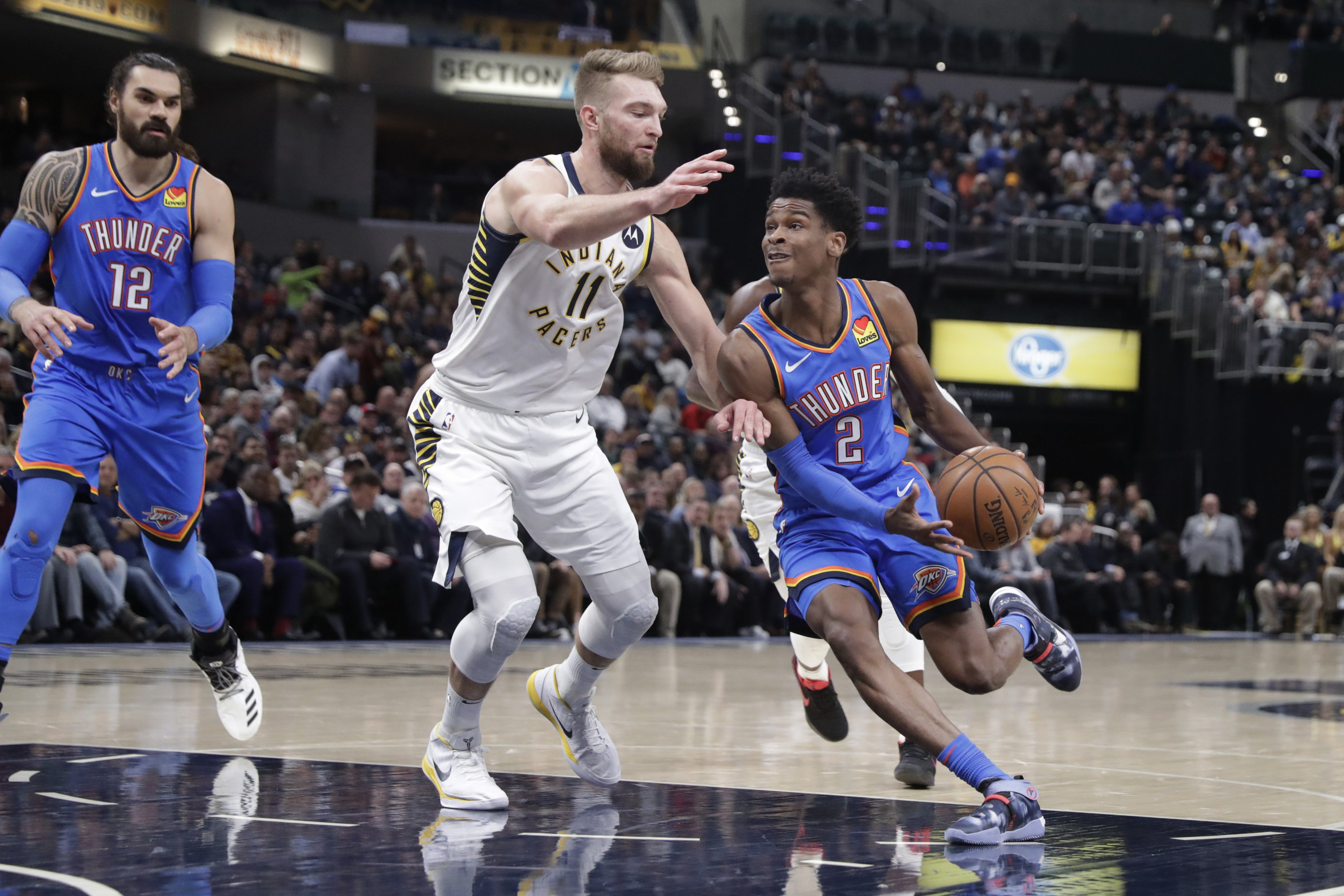 Warren scores 23 to lead Pacers over Thunder 111-85