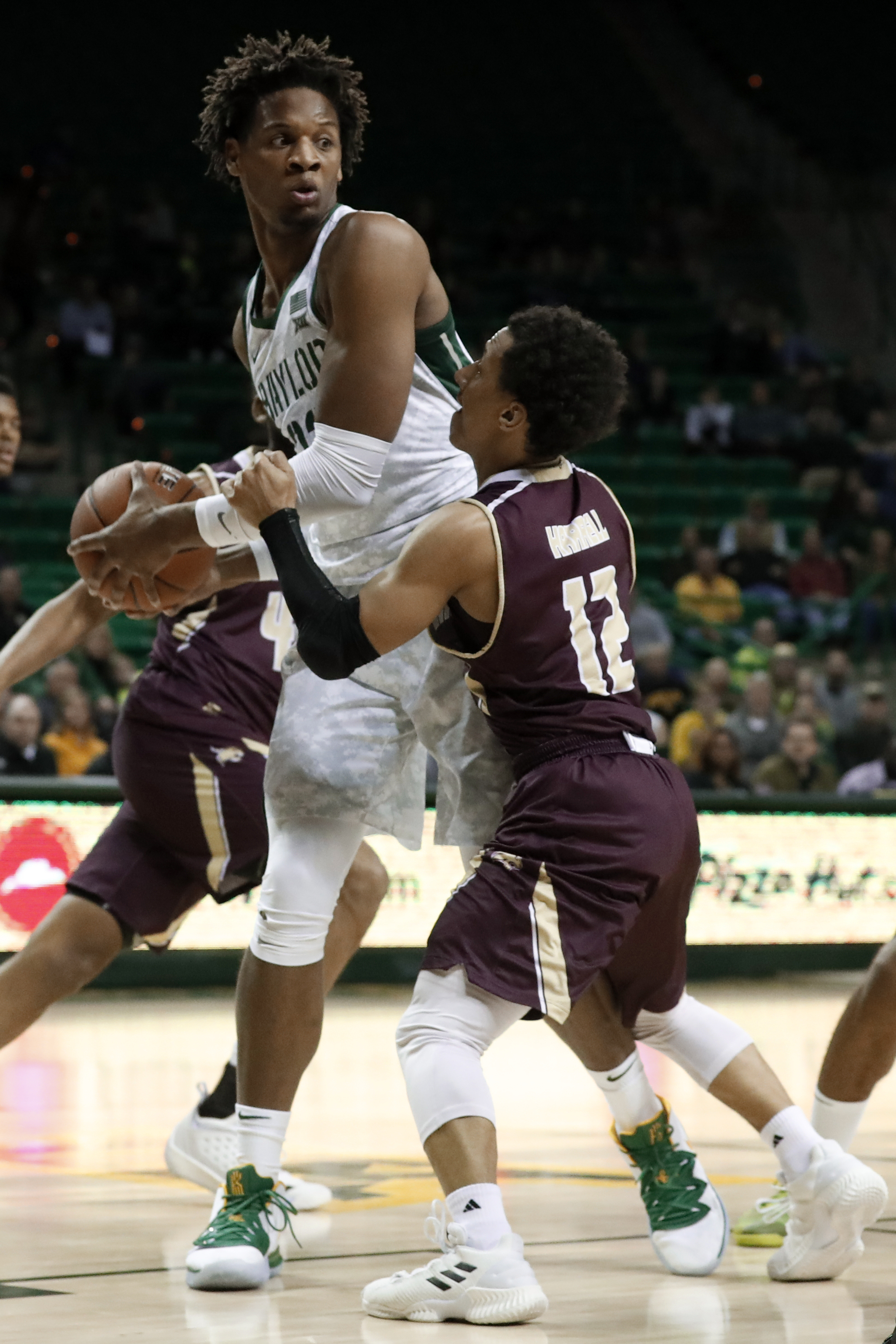 No. 24 Baylor rebounds with 72-63 win over Texas State