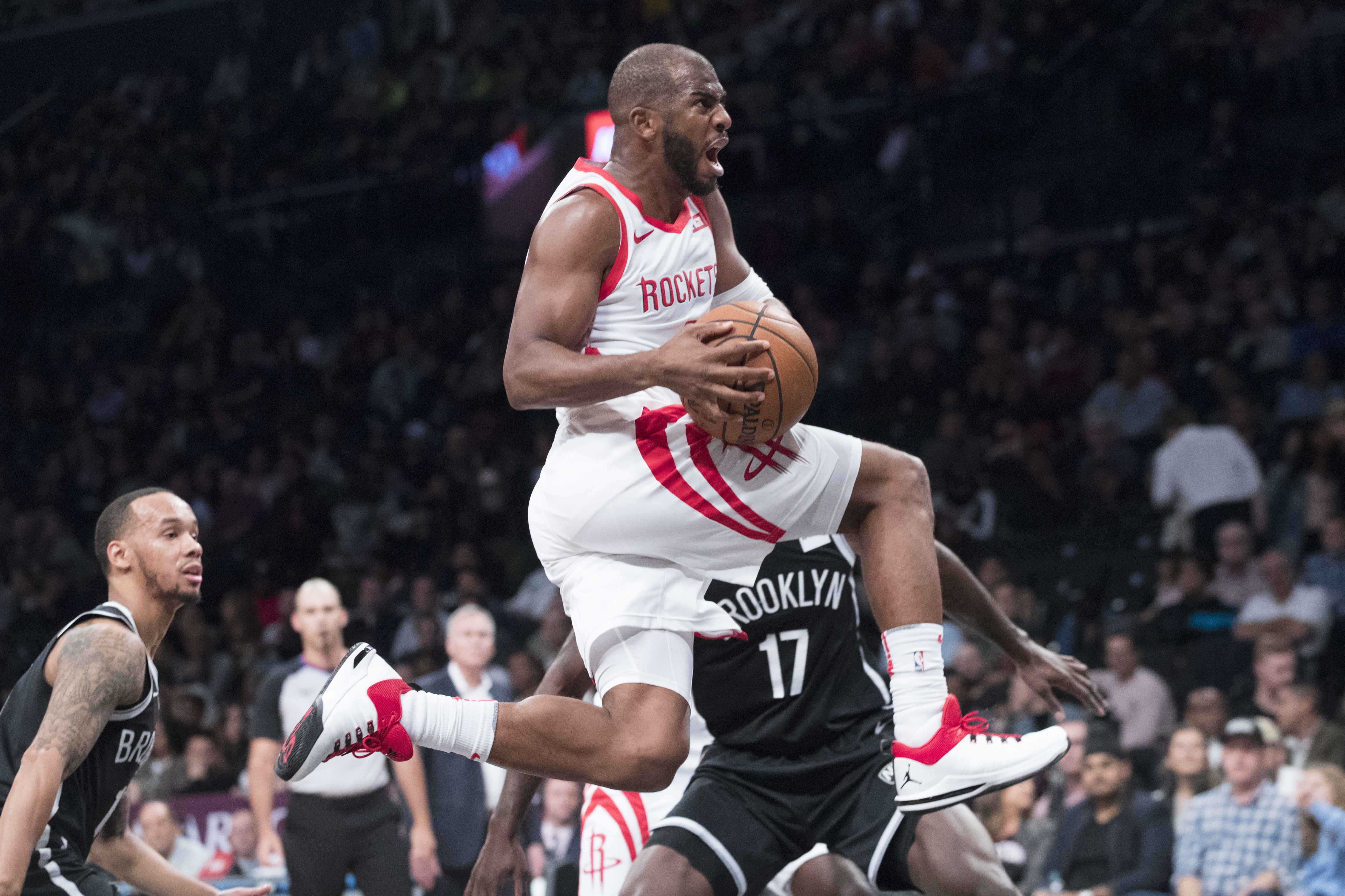 Paul, Anthony help Rockets top Nets 119-111, end 4-game skid