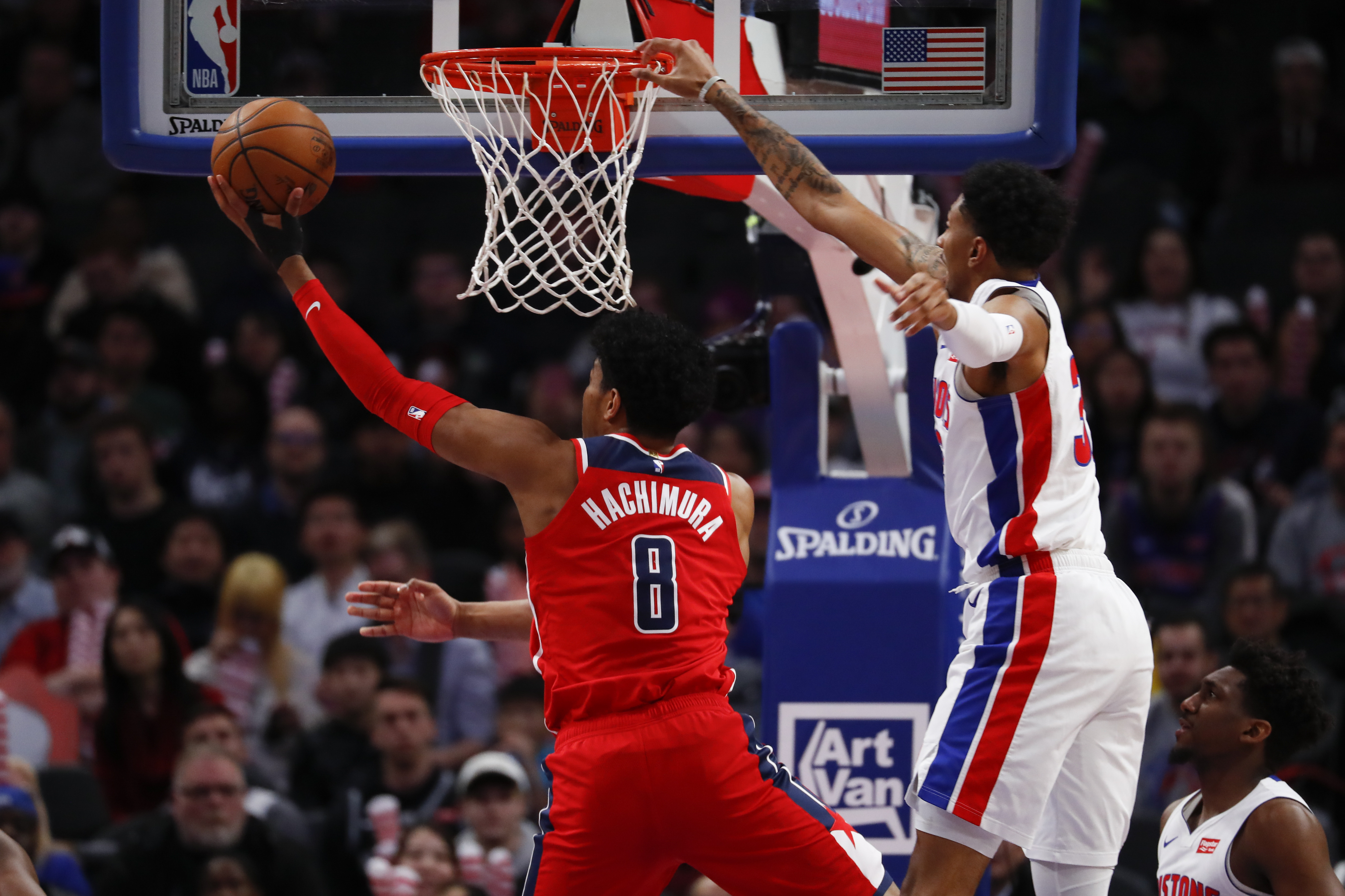 Injured Wizards rookie Hachimura to miss at least 5 games