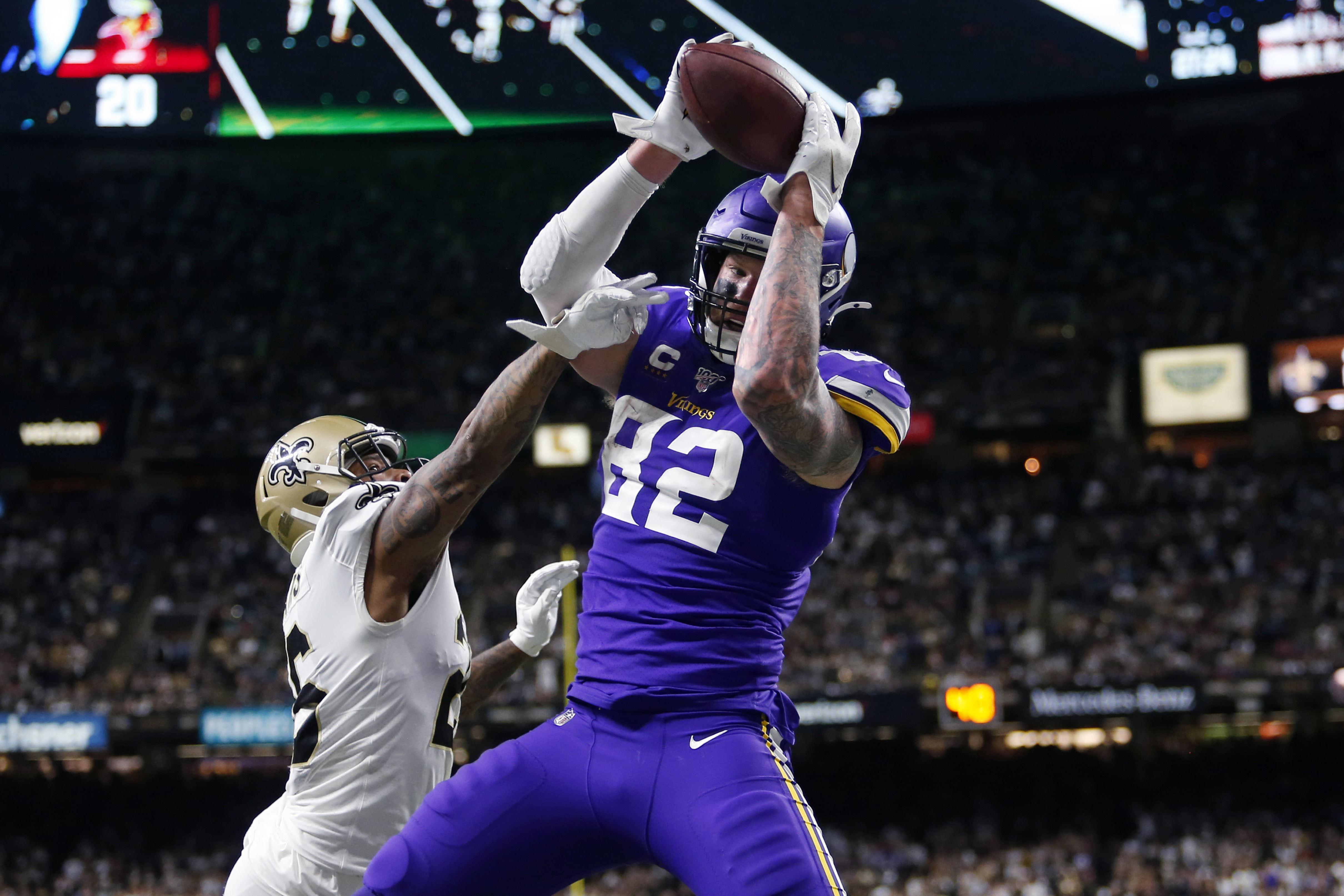 Cousins, Vikings upend Saints 26-20 in OT in NFC playoffs