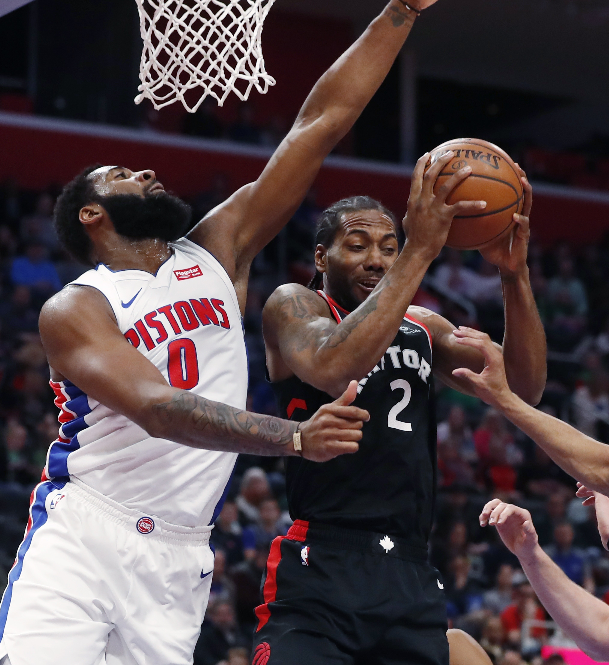 Pistons beat Raptors 101-107 to complete season sweep.