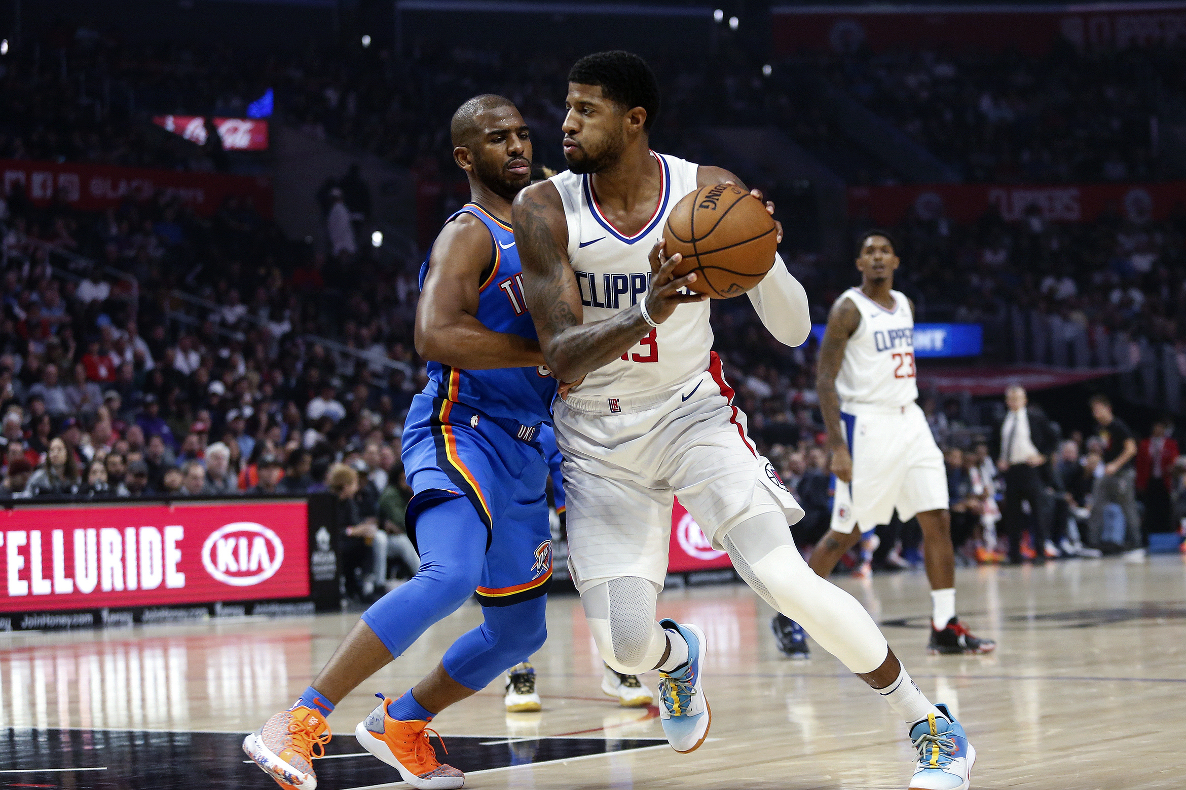 George’s late 3 helps Clippers edge Thunder 90-88