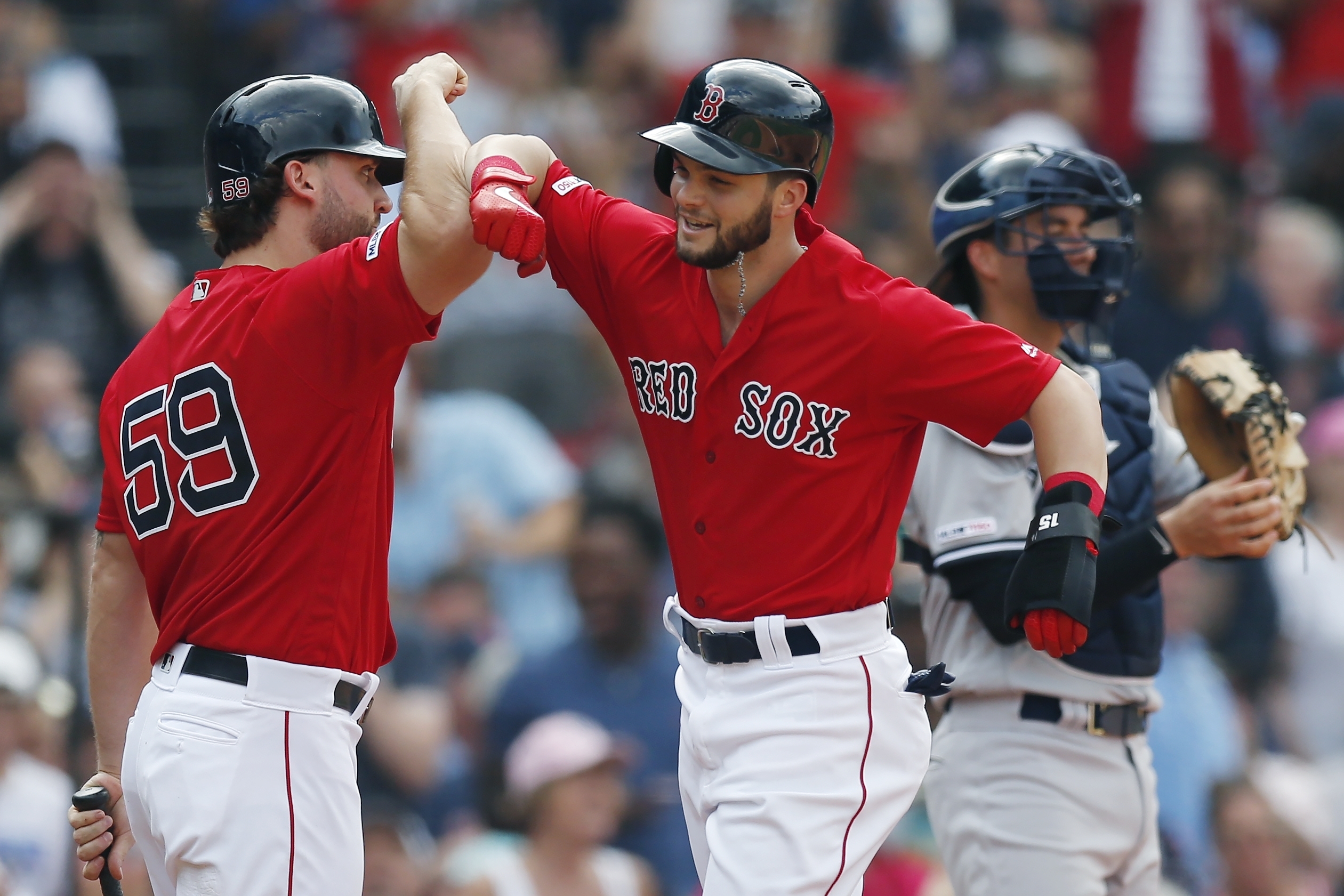 Martinez, Benintendi HR, Red Sox again rough up Yankees