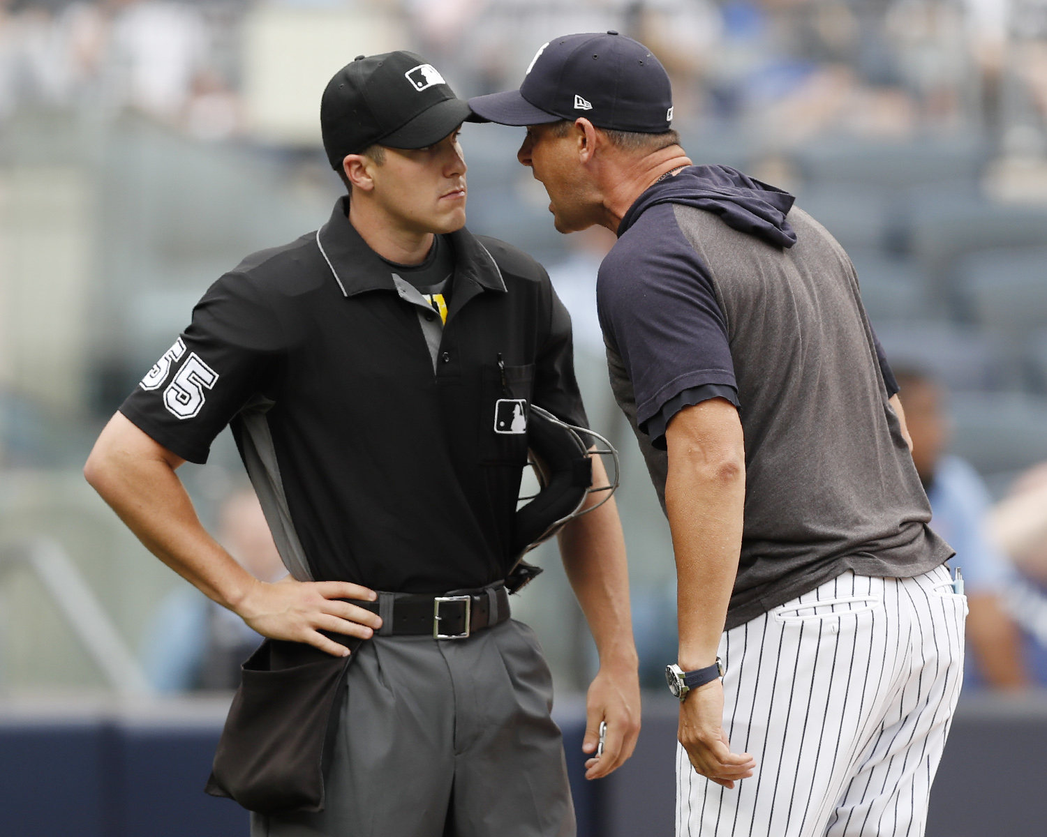 Yanks' Boone suspended, "not real proud" of profane rant