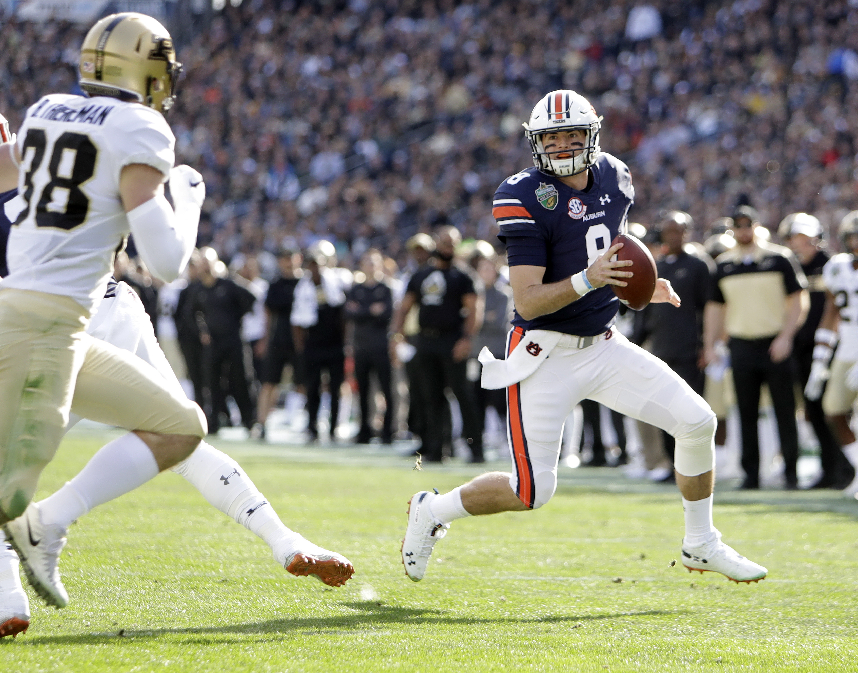 Stidham, Auburn throttle Purdue 63-14 at Music City Bowl