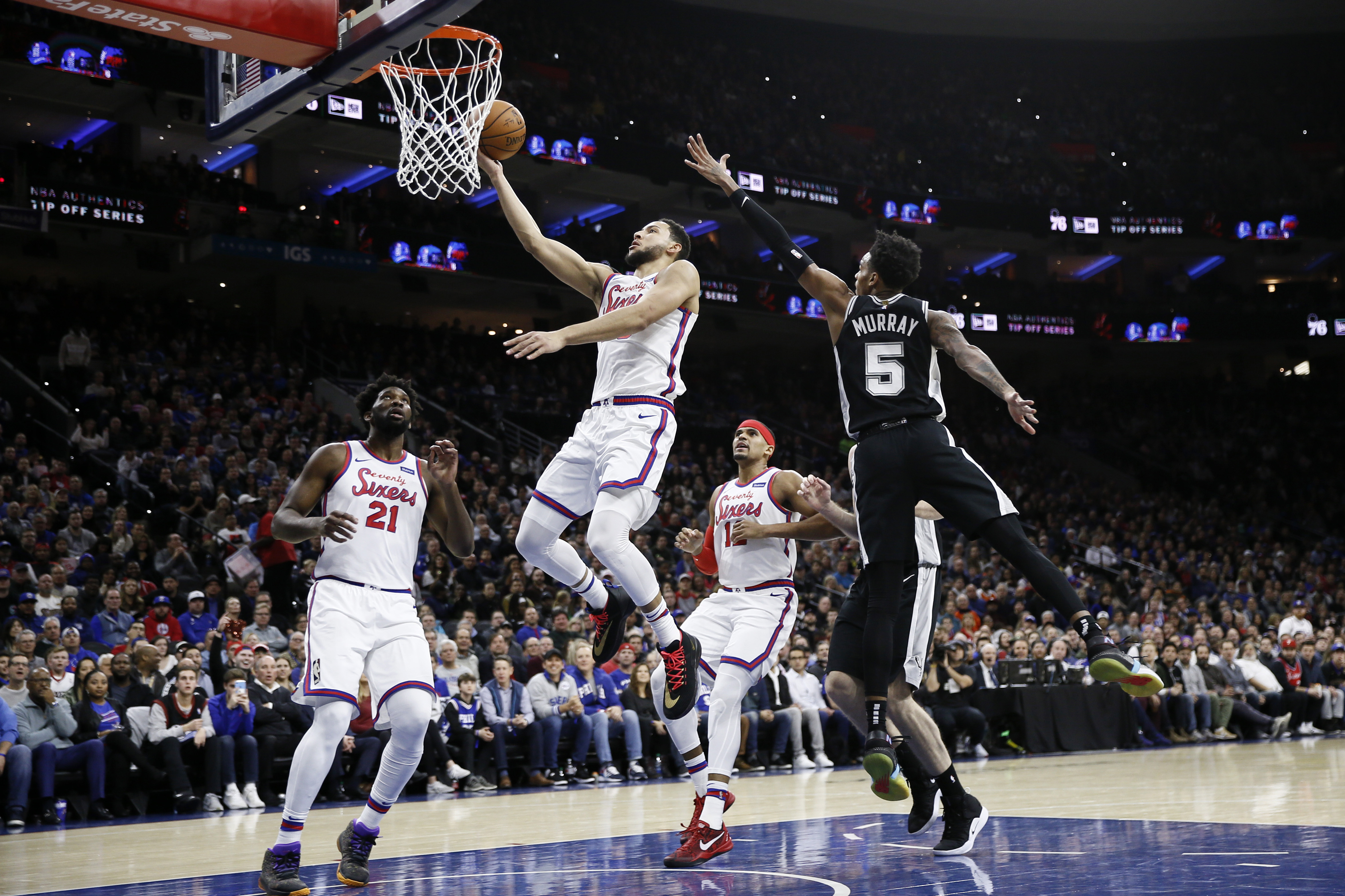 Harris, 76ers send Spurs to 8th straight defeat, 115-104