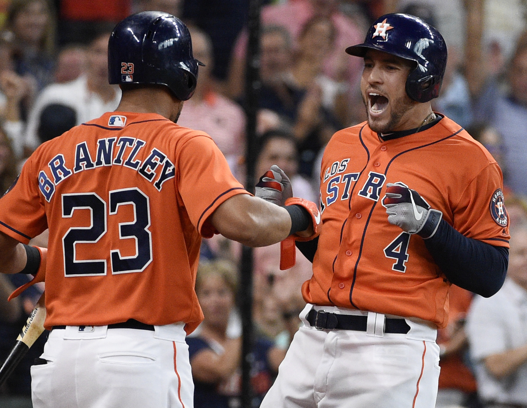 Astros' Springer hit 3 HRs in 1st 4 innings vs Angels