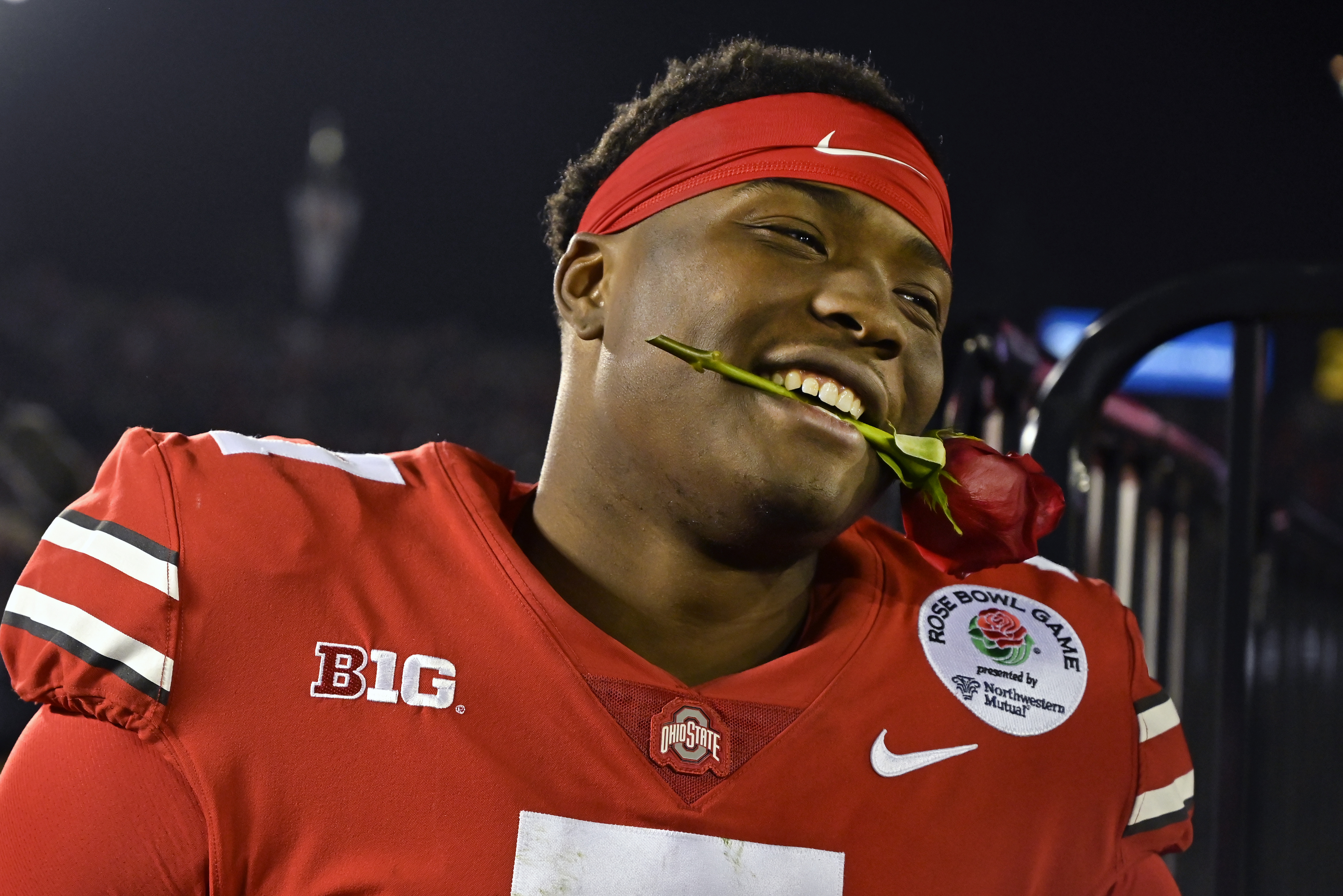 Ohio State's Haskins savors Rose Bowl win, is mum on future