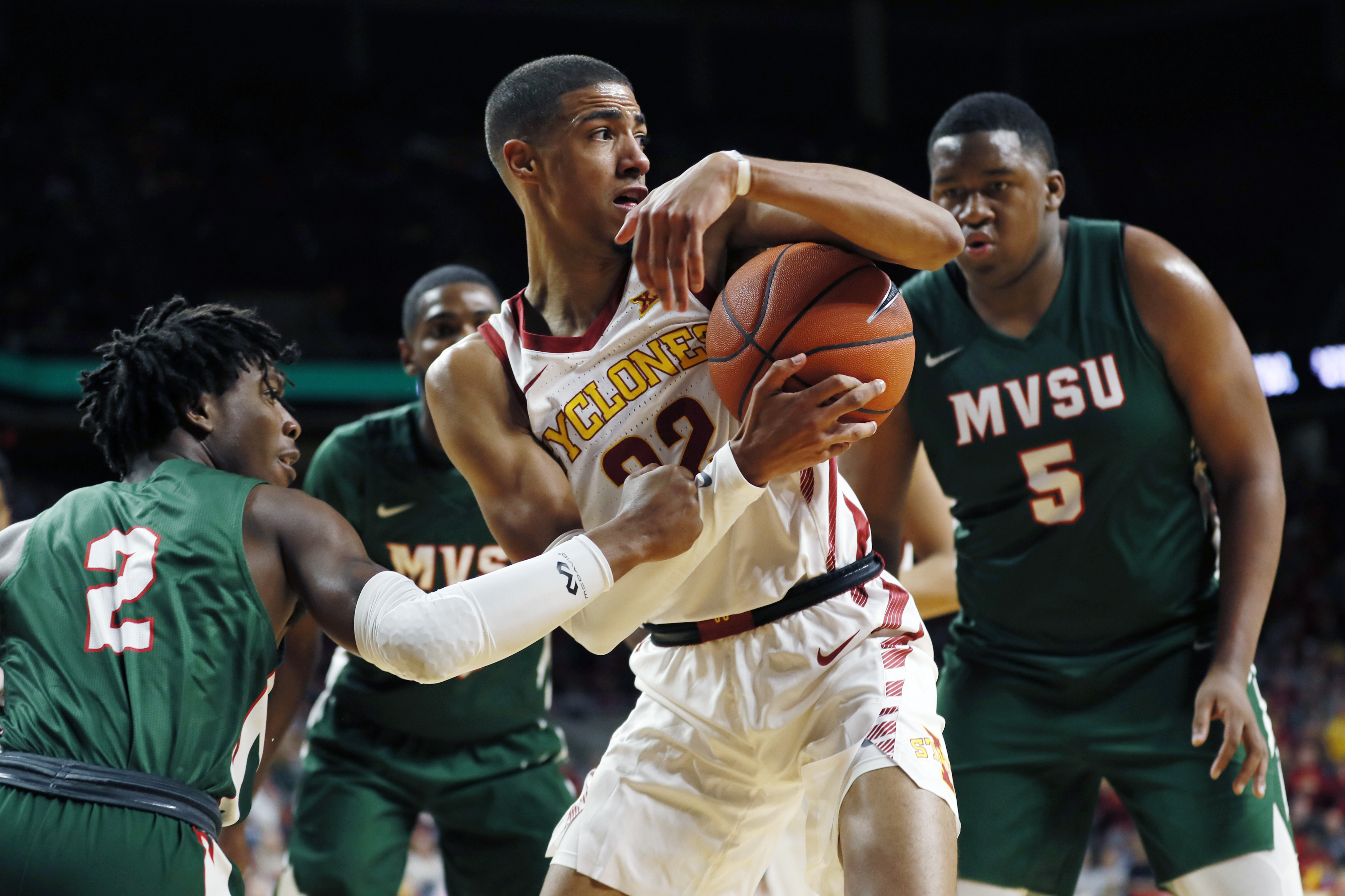 Jacobson scores 20, Iowa State pounds MVSU 110-74