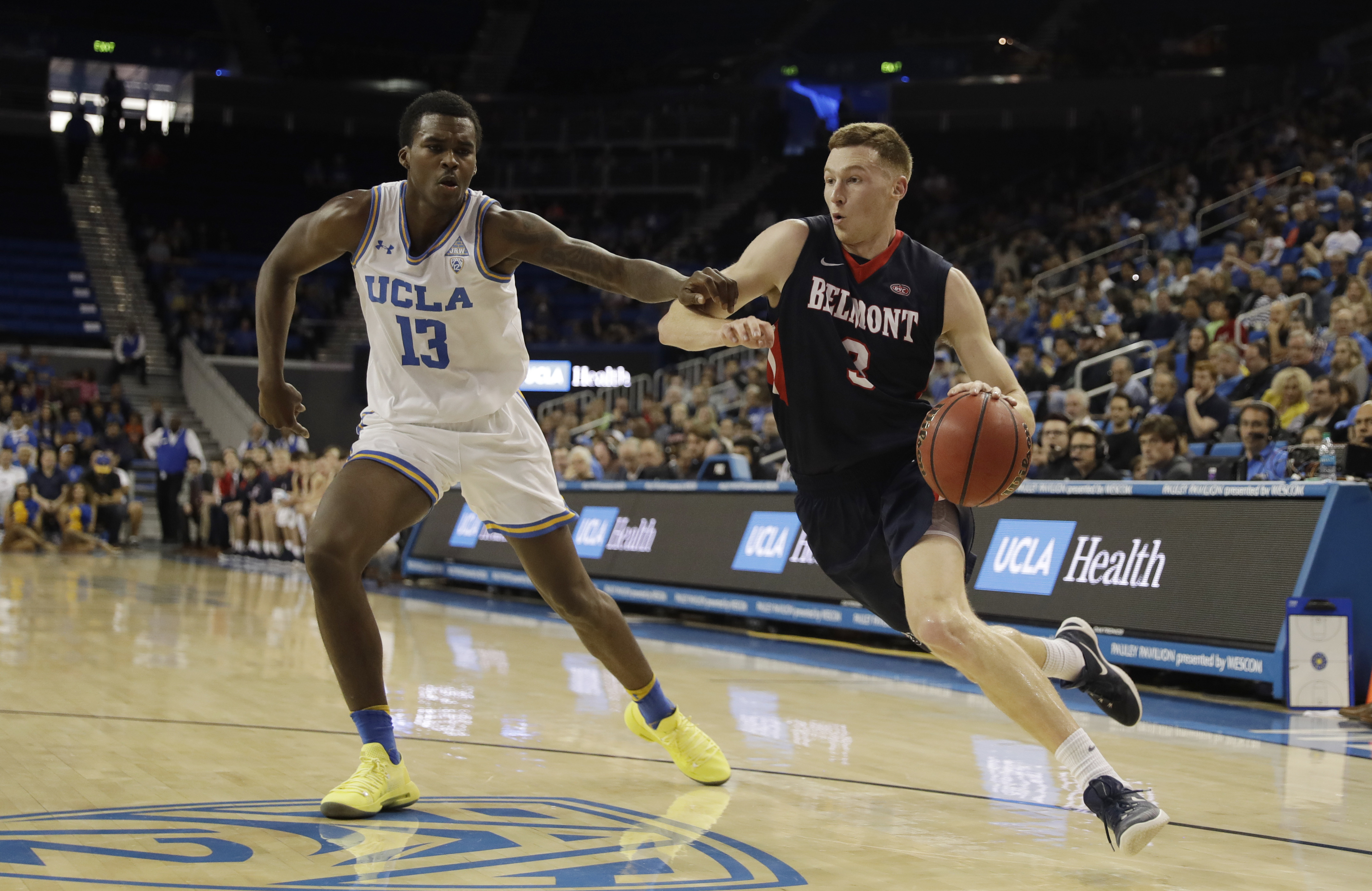 Belmont rallies to beat UCLA 74-72