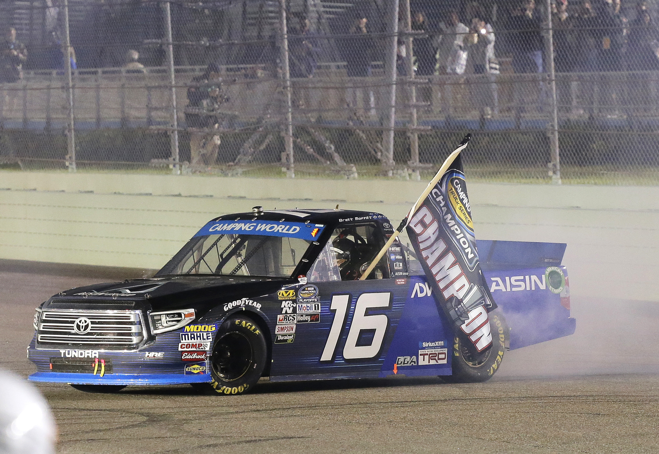 Moffitt and underdog race team win Truck Series title