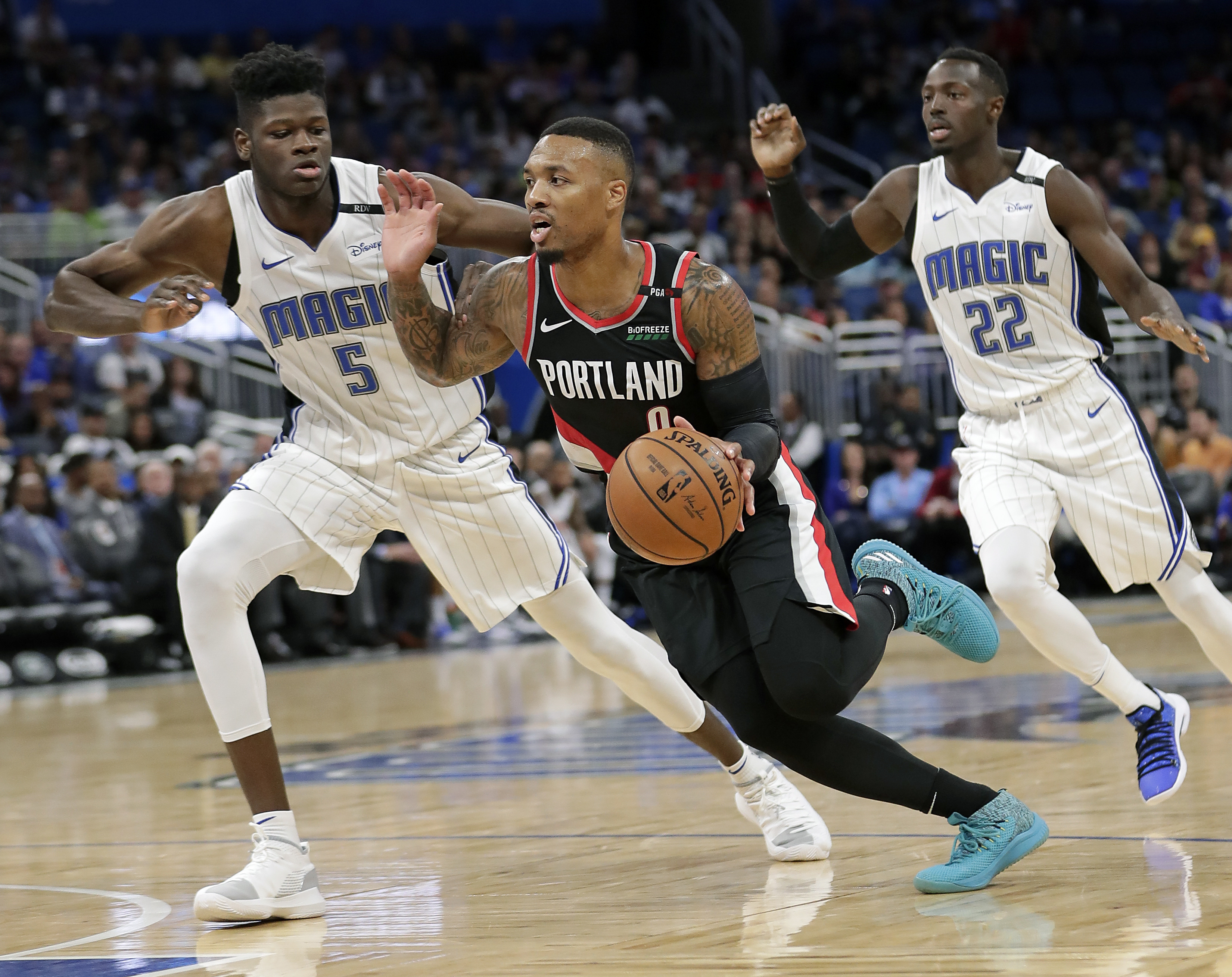 Lillard scores 41 to lead Portland to 128-114 win over Magic