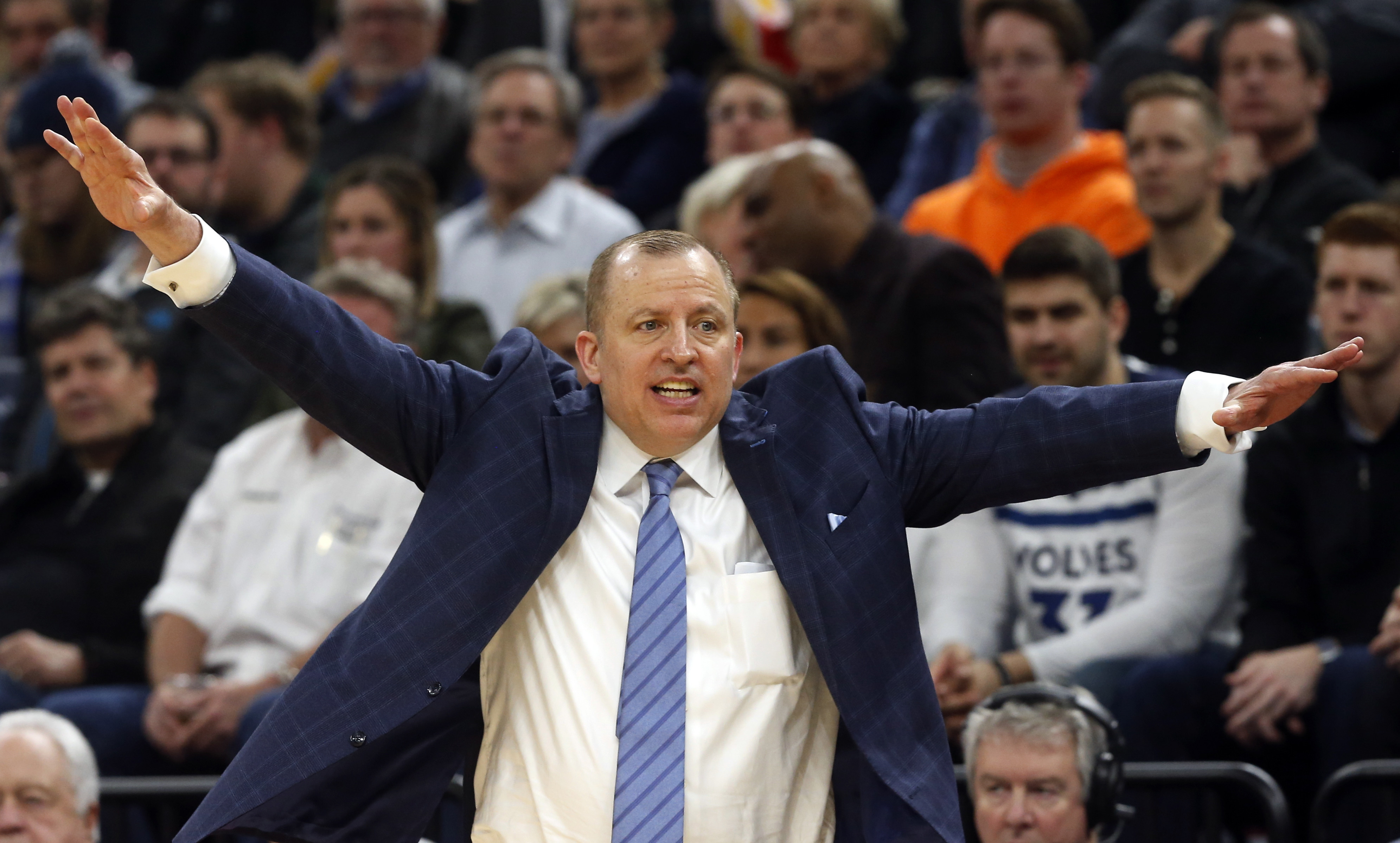 AP source: Timberwolves fire coach Tom Thibodeau