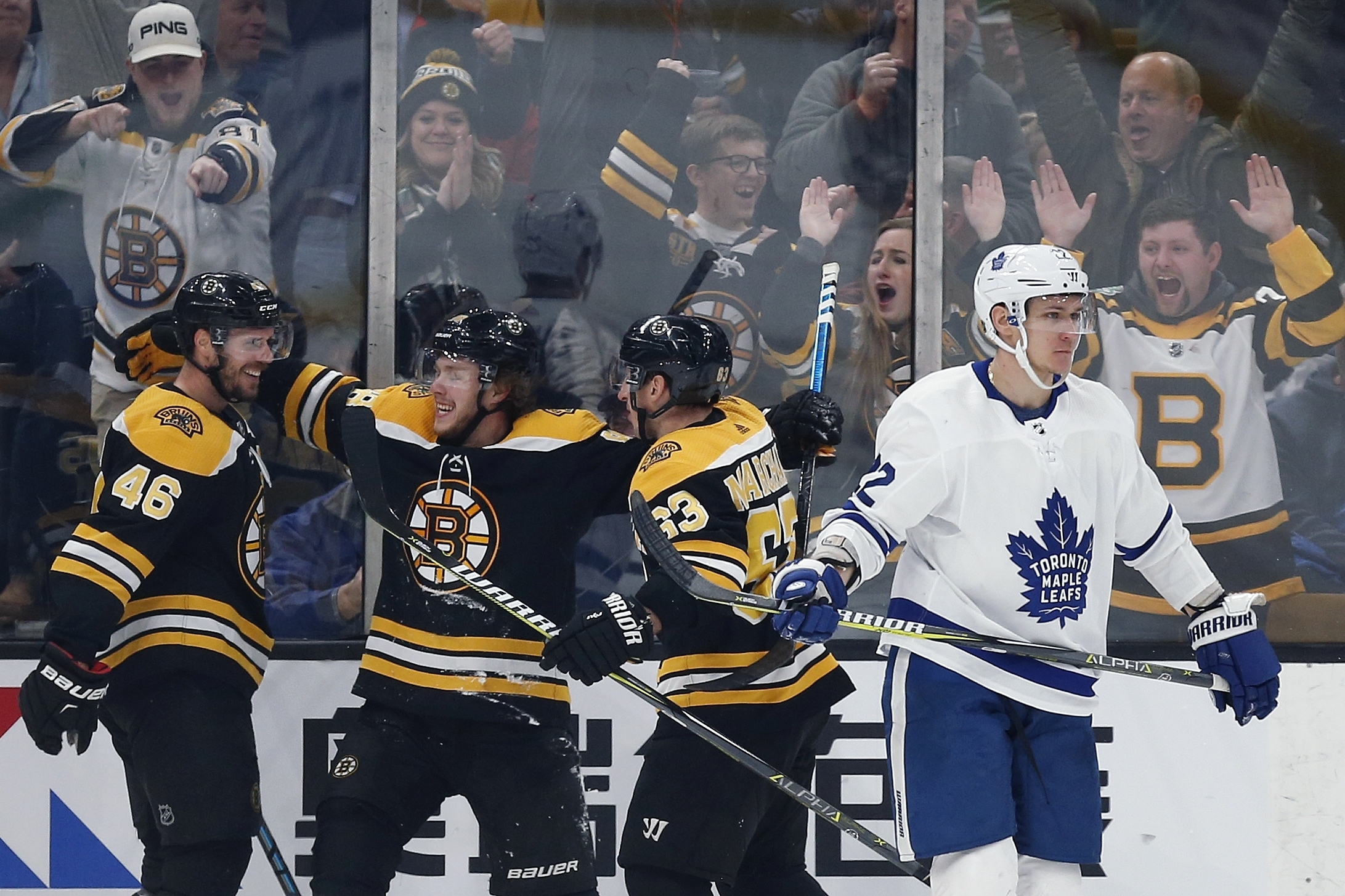 Krejci moves up Bruins’ scoring list in 6-3 win over Leafs