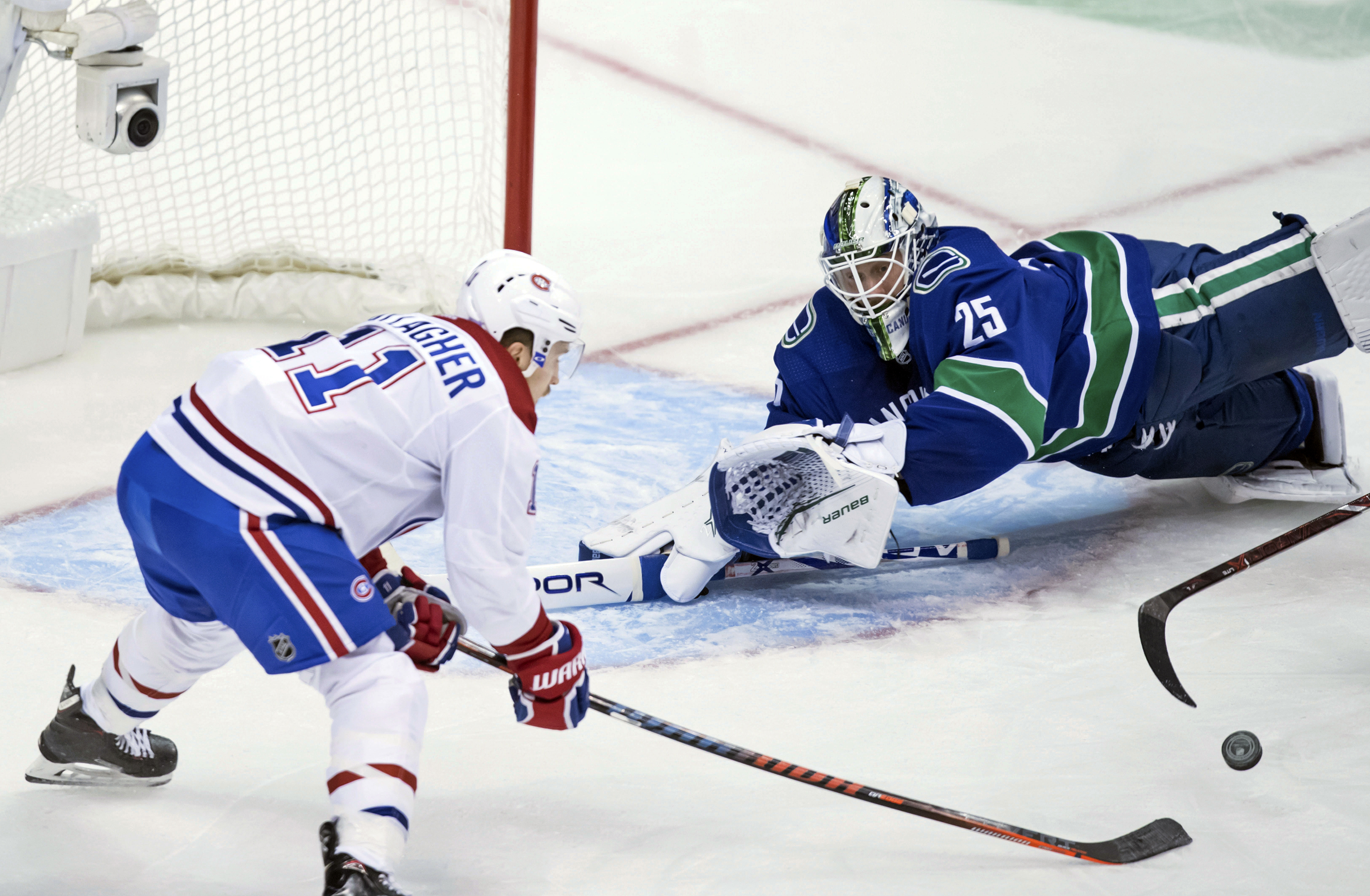 Drouin’s power-play goal sends Canadiens past Canucks 3-2