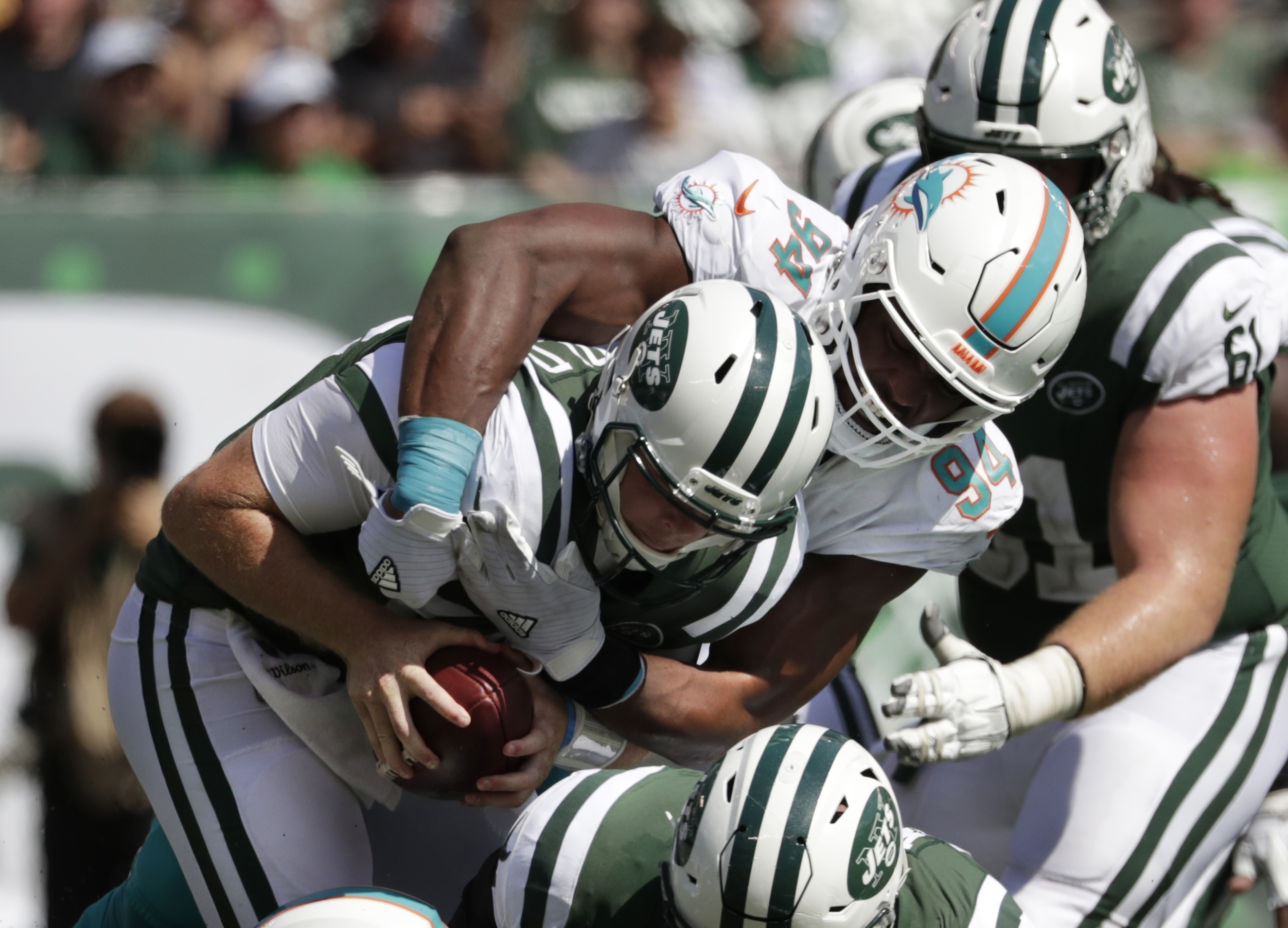 Darnold, Jets struggle with mistakes, missed opportunities