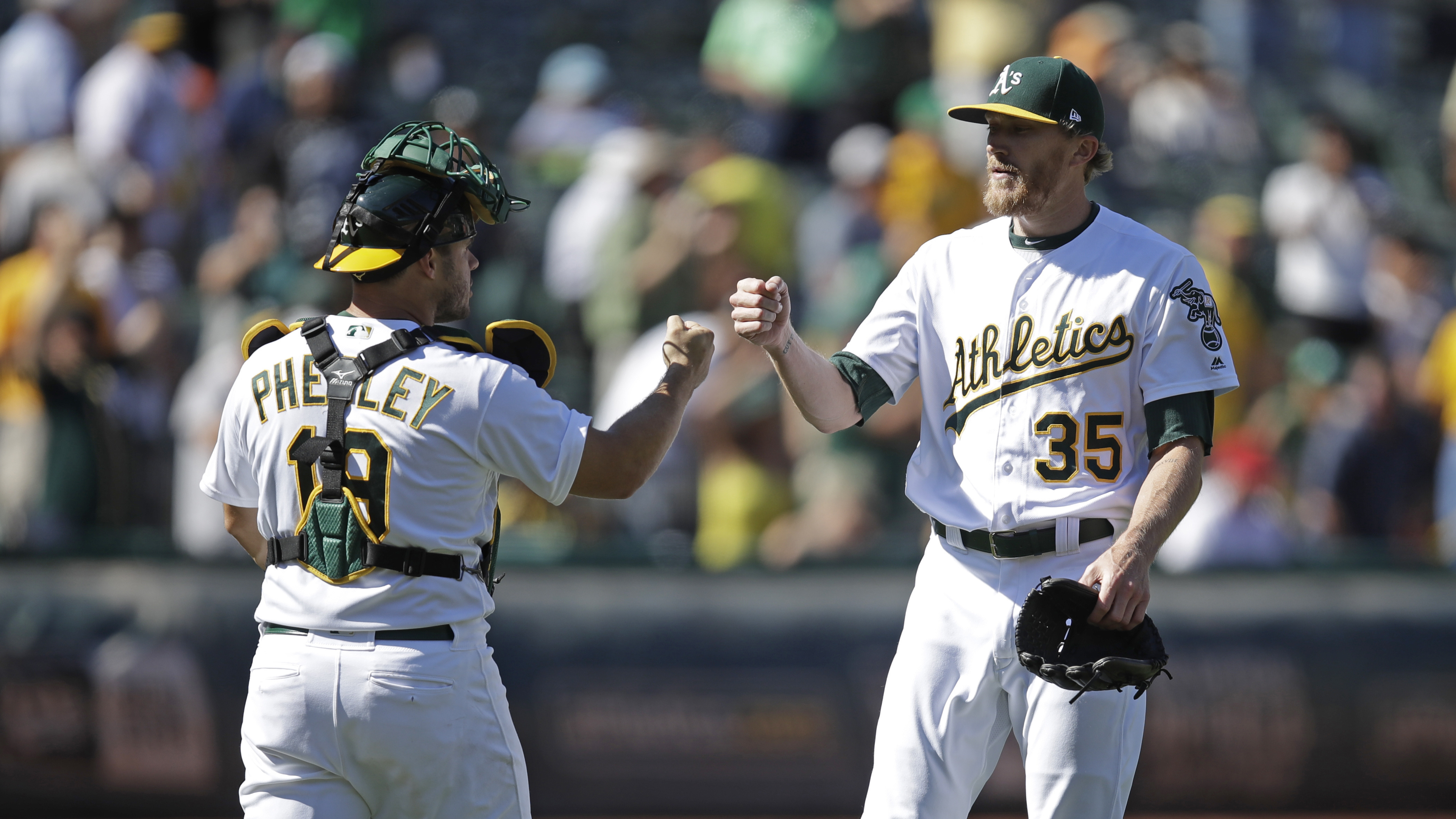 LEADING OFF: A's winning streak on line in suspended game