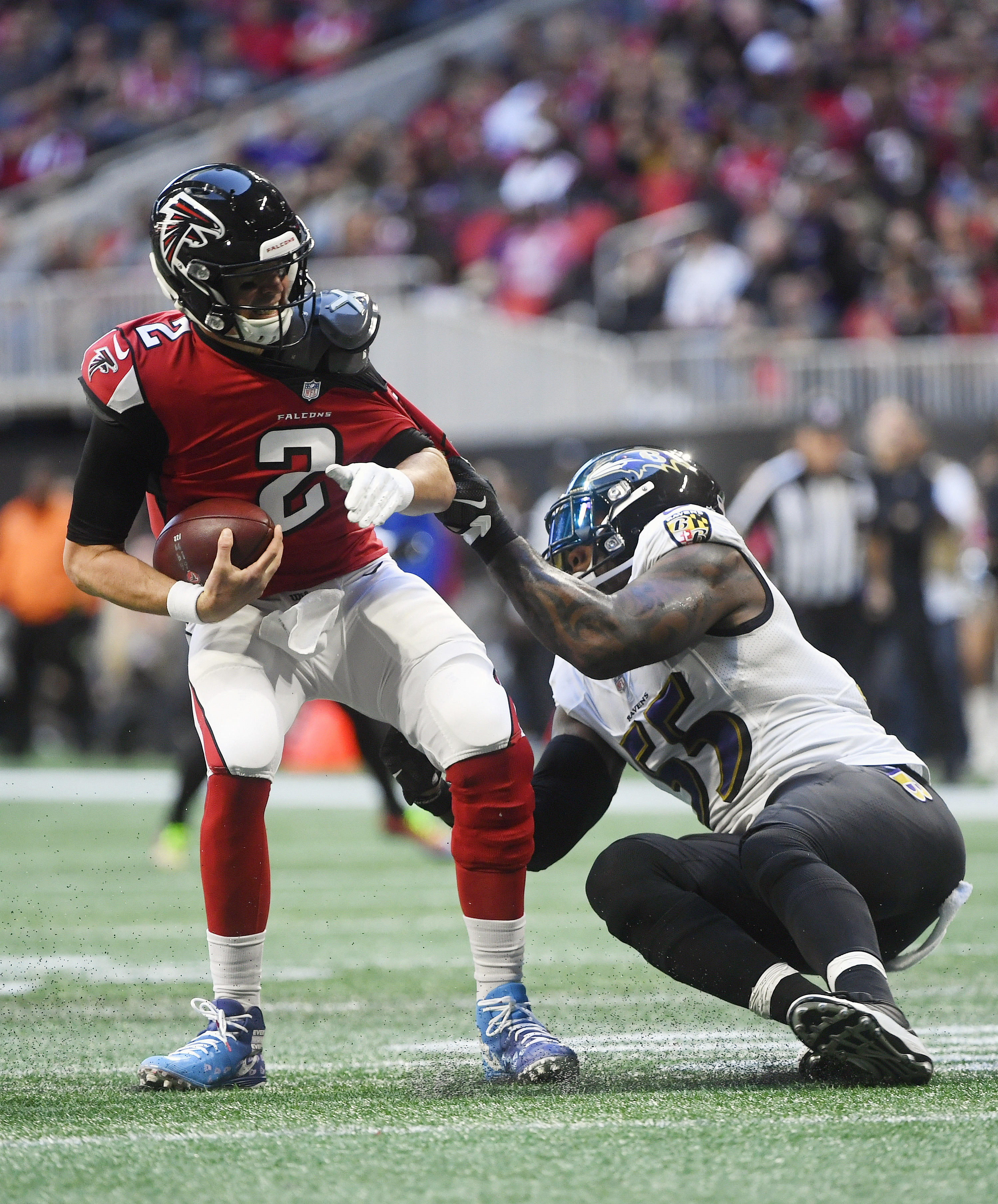 Falcons' free-fall continues as offense shut down in loss