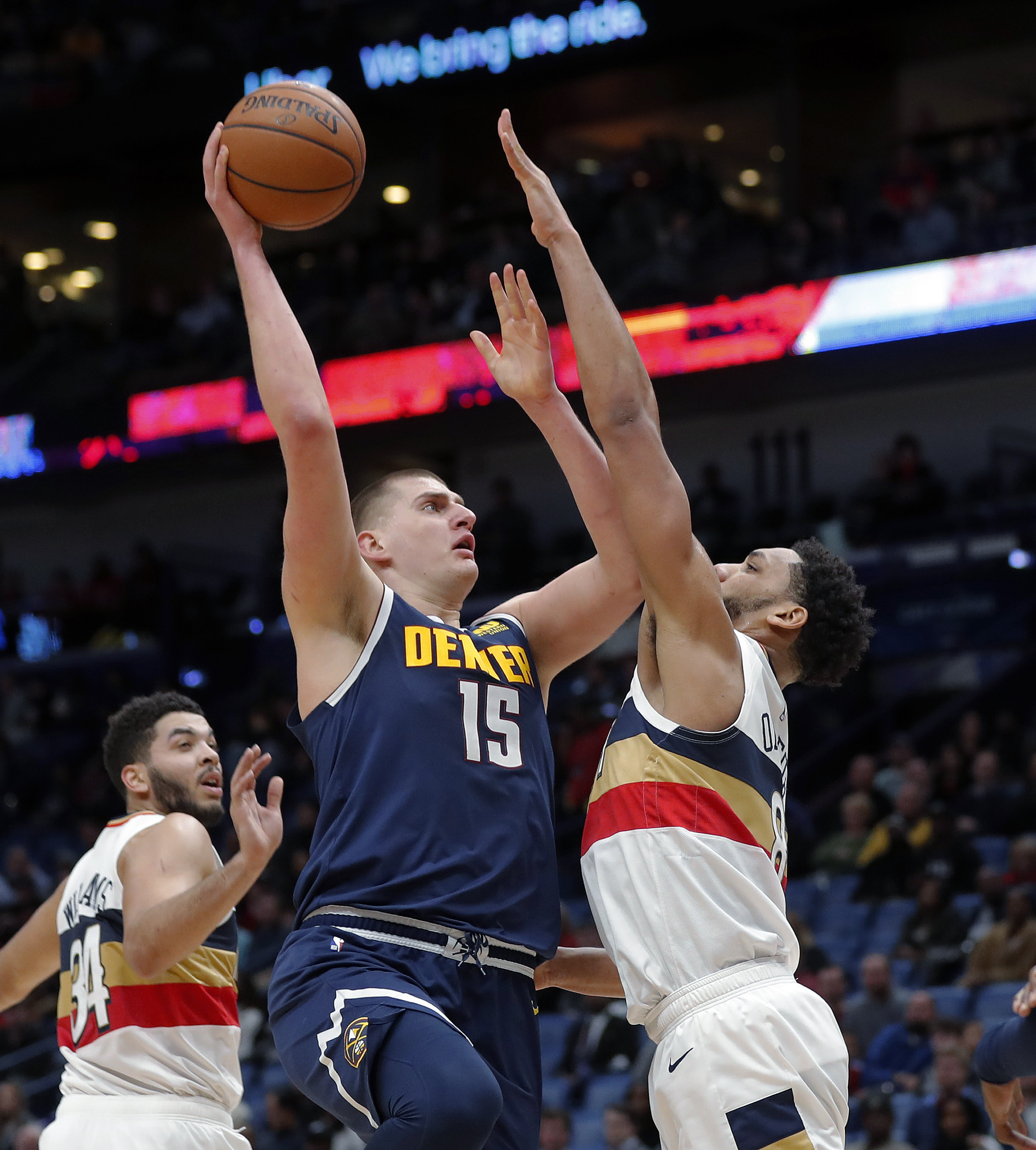 Jokic has triple-double, Nuggets beat Pelicans 105-99