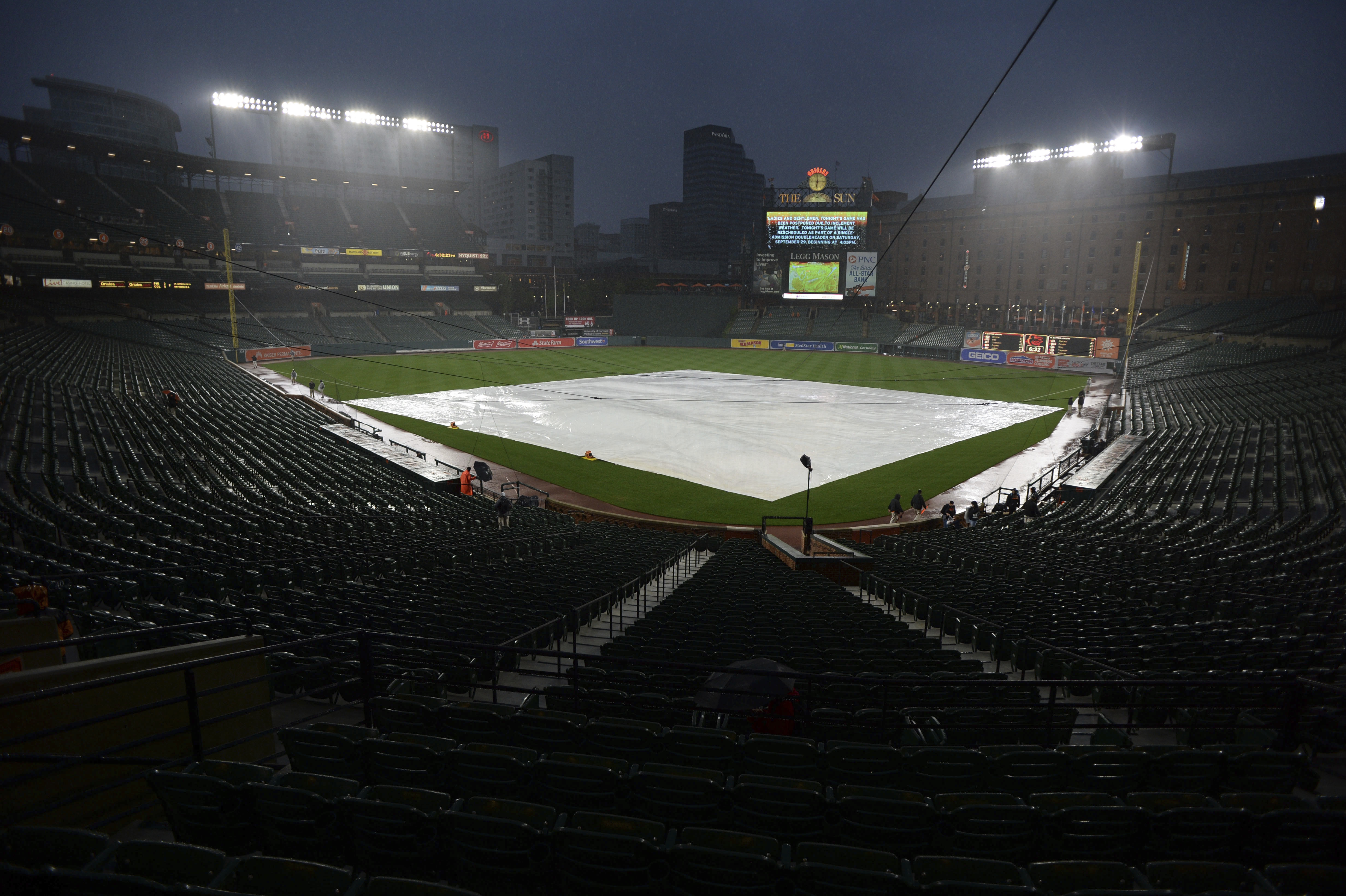 Astros-Orioles rained out; makeup doubleheader Saturday