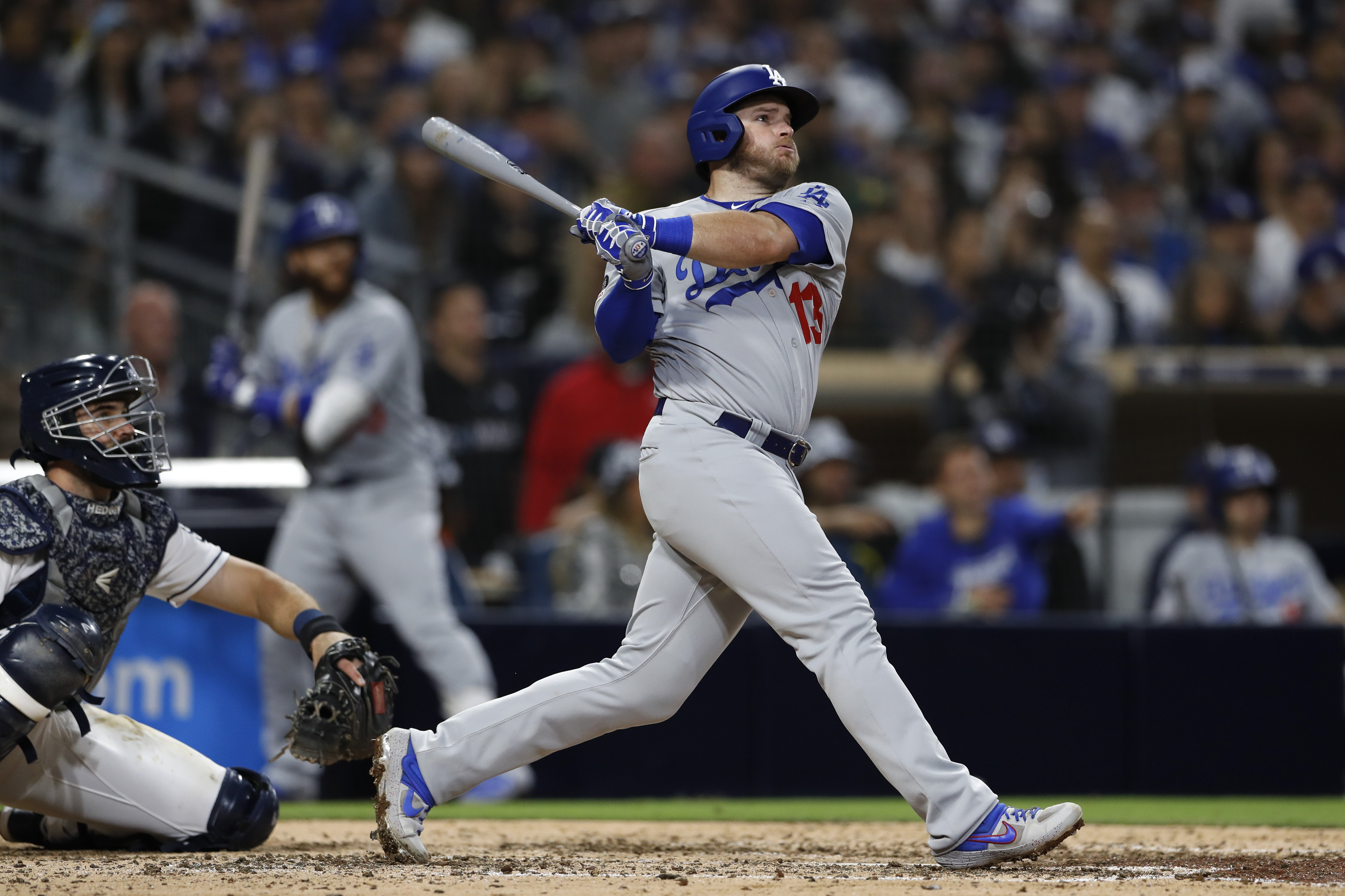 Verdugo’s bases-loaded walk lifts Dodgers over Padres