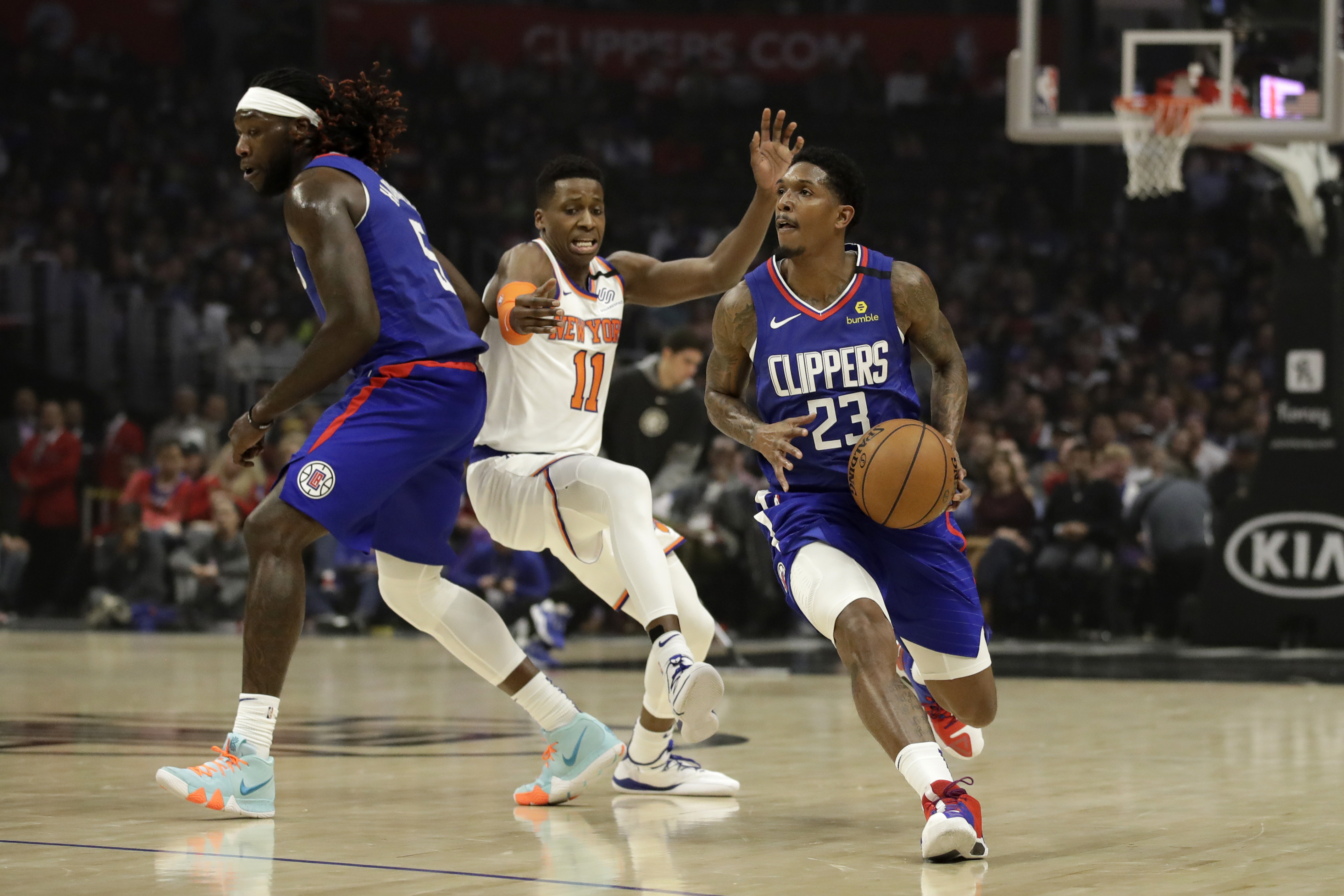 Clippers get 30-plus from 3 players, beat Knicks 135-132