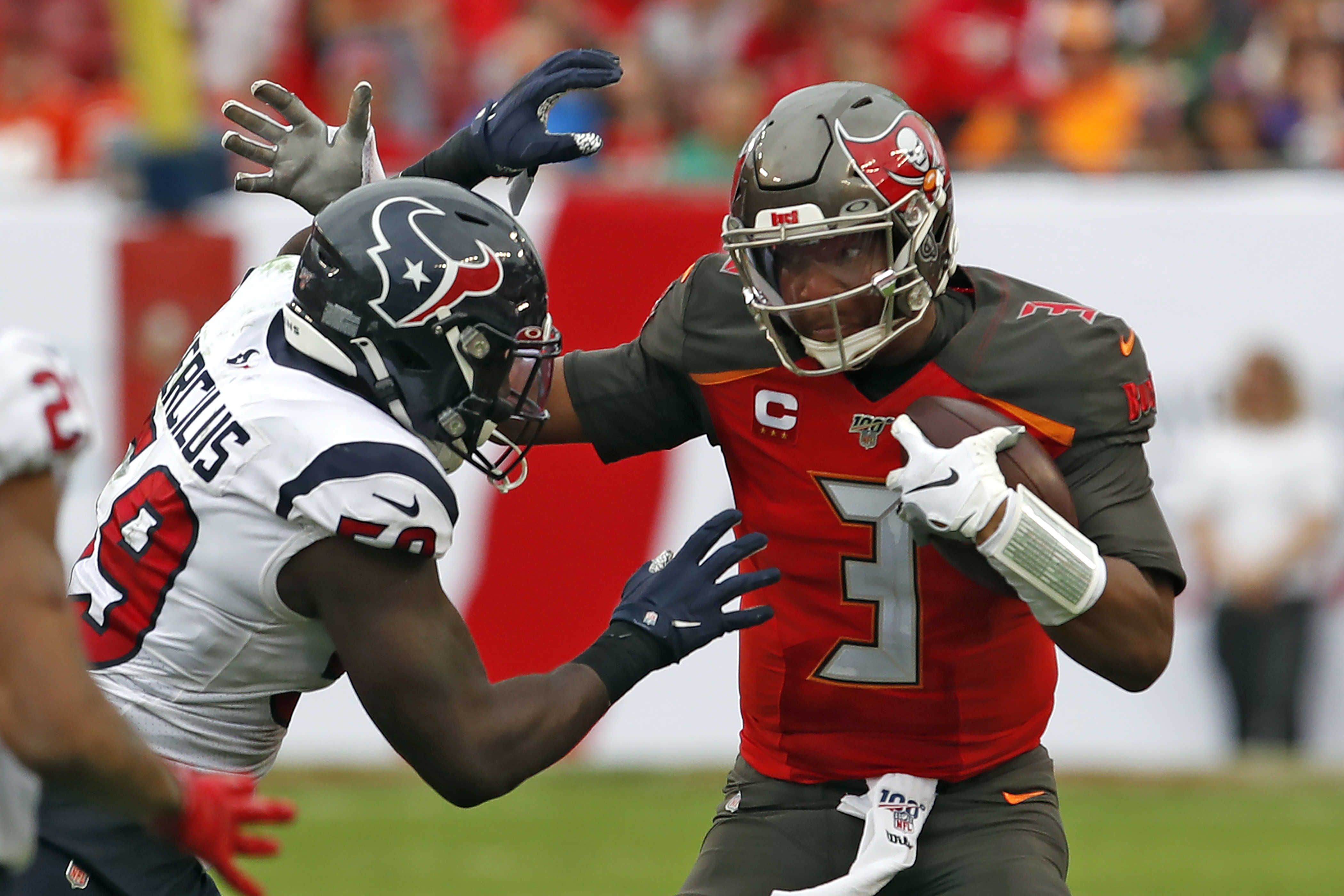 Mistake-prone Bucs turn it over 5 times in loss to Texans