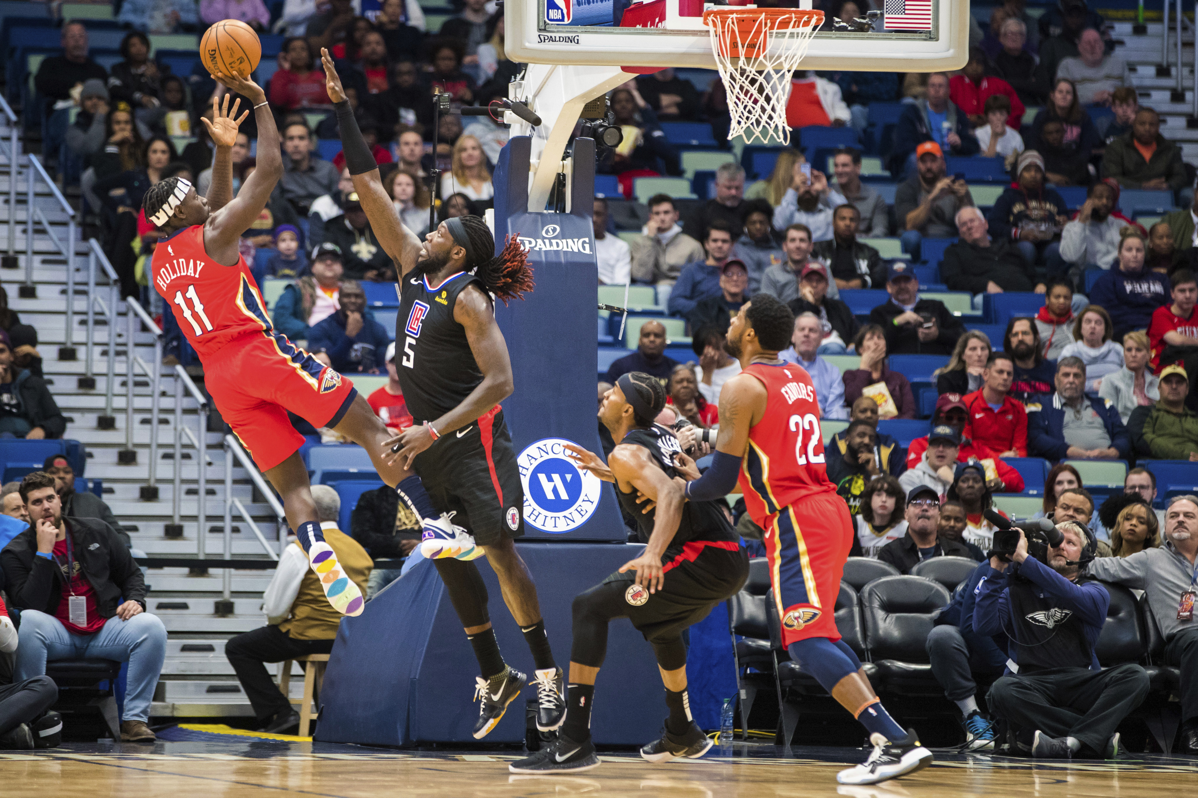 Holiday’s 36 points push Pelicans past Clippers 132-127