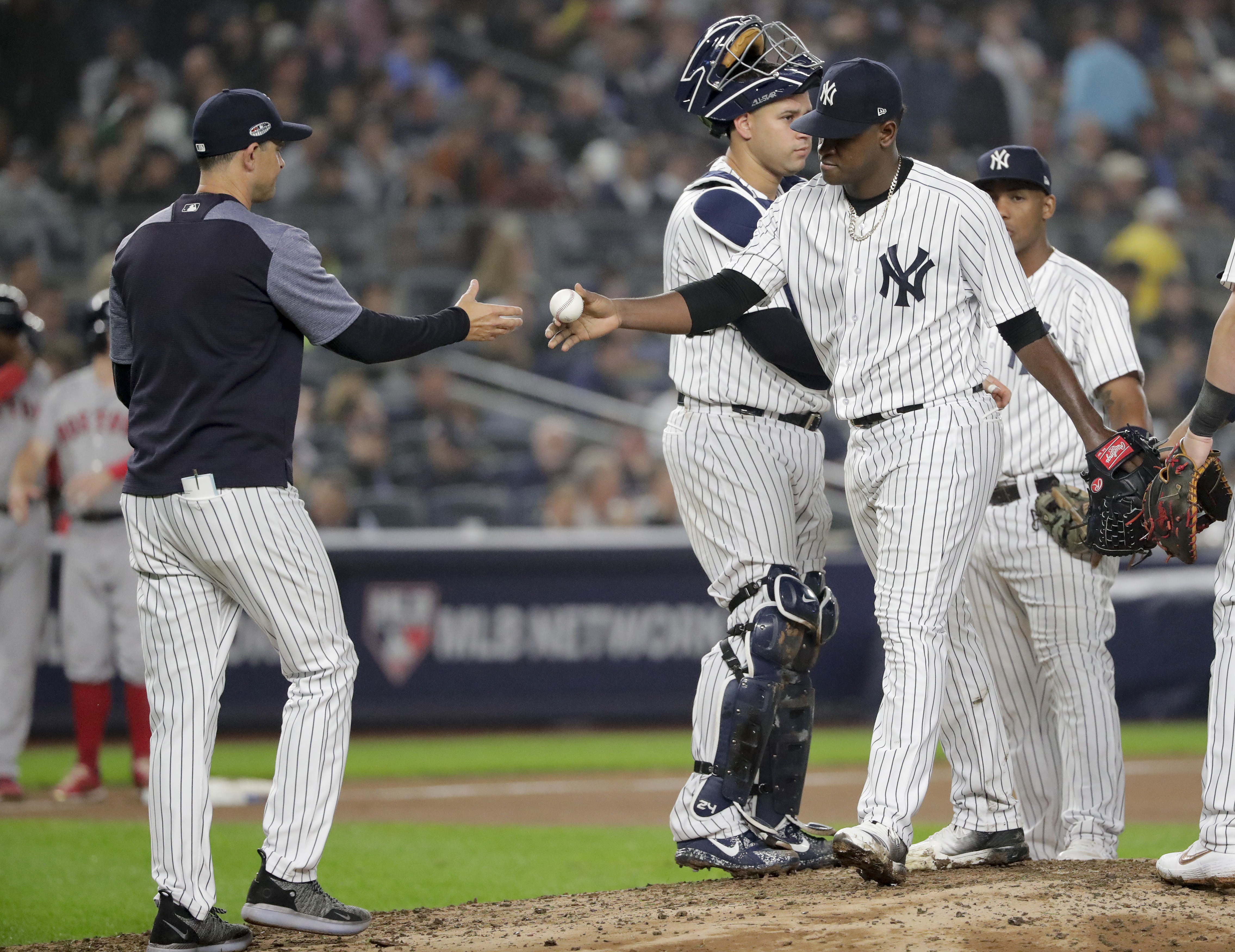Yankees manager Aaron Boone regrets slow hook of Severino