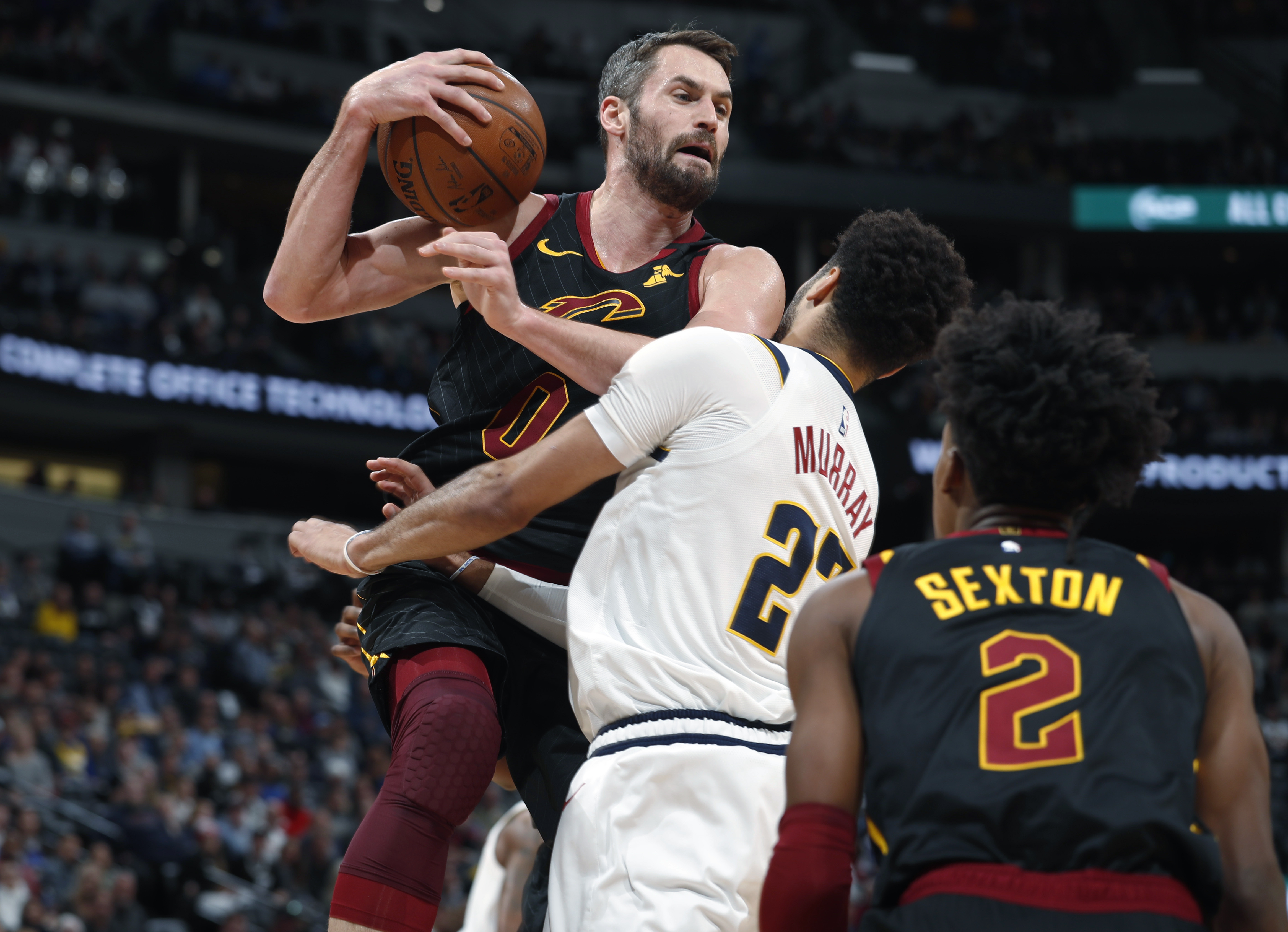 Love has 19 points, 15 rebounds, Cavs beat Nuggets, 111-103