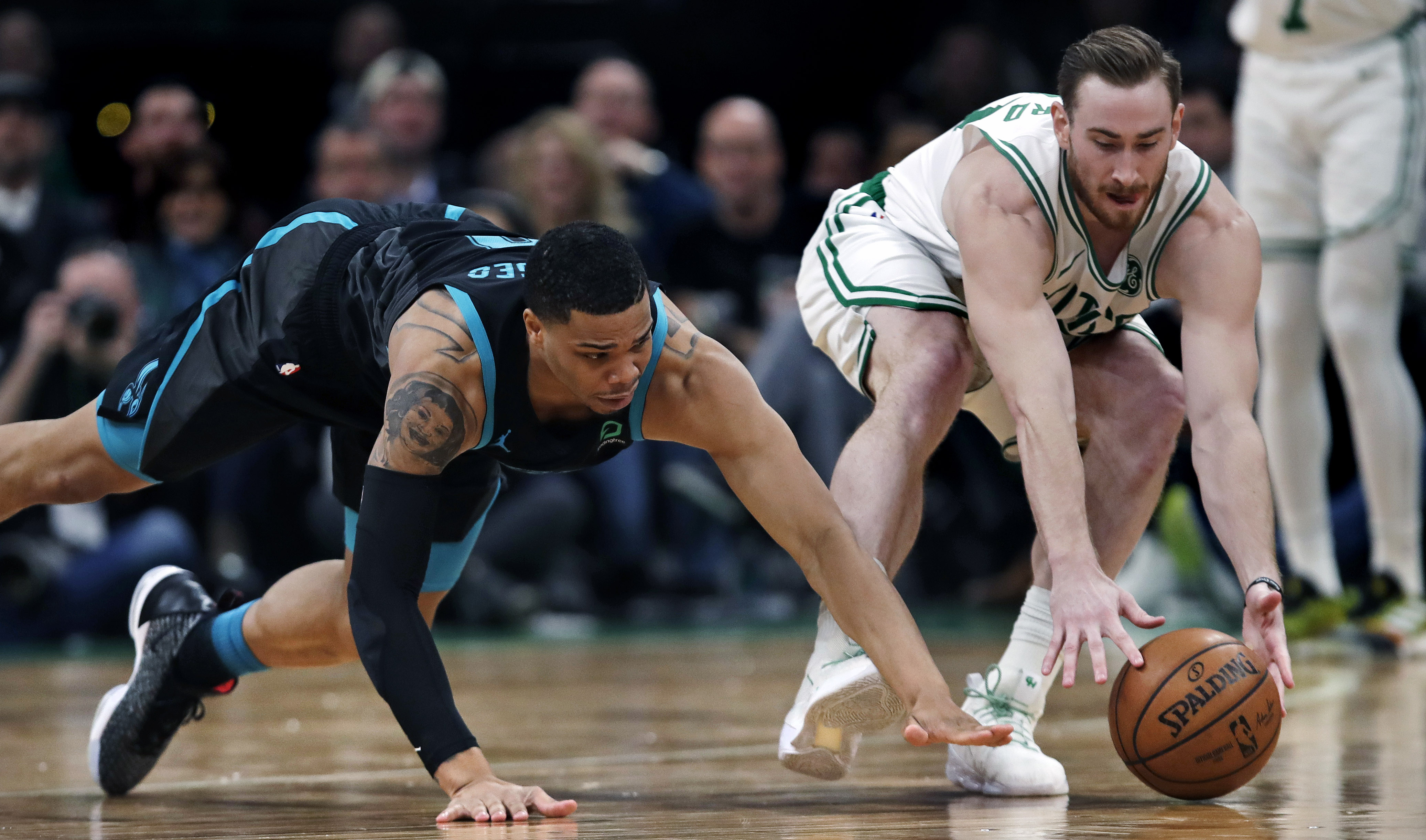 Celtics overcome Kyrie Irving’s absence to rout Hornets