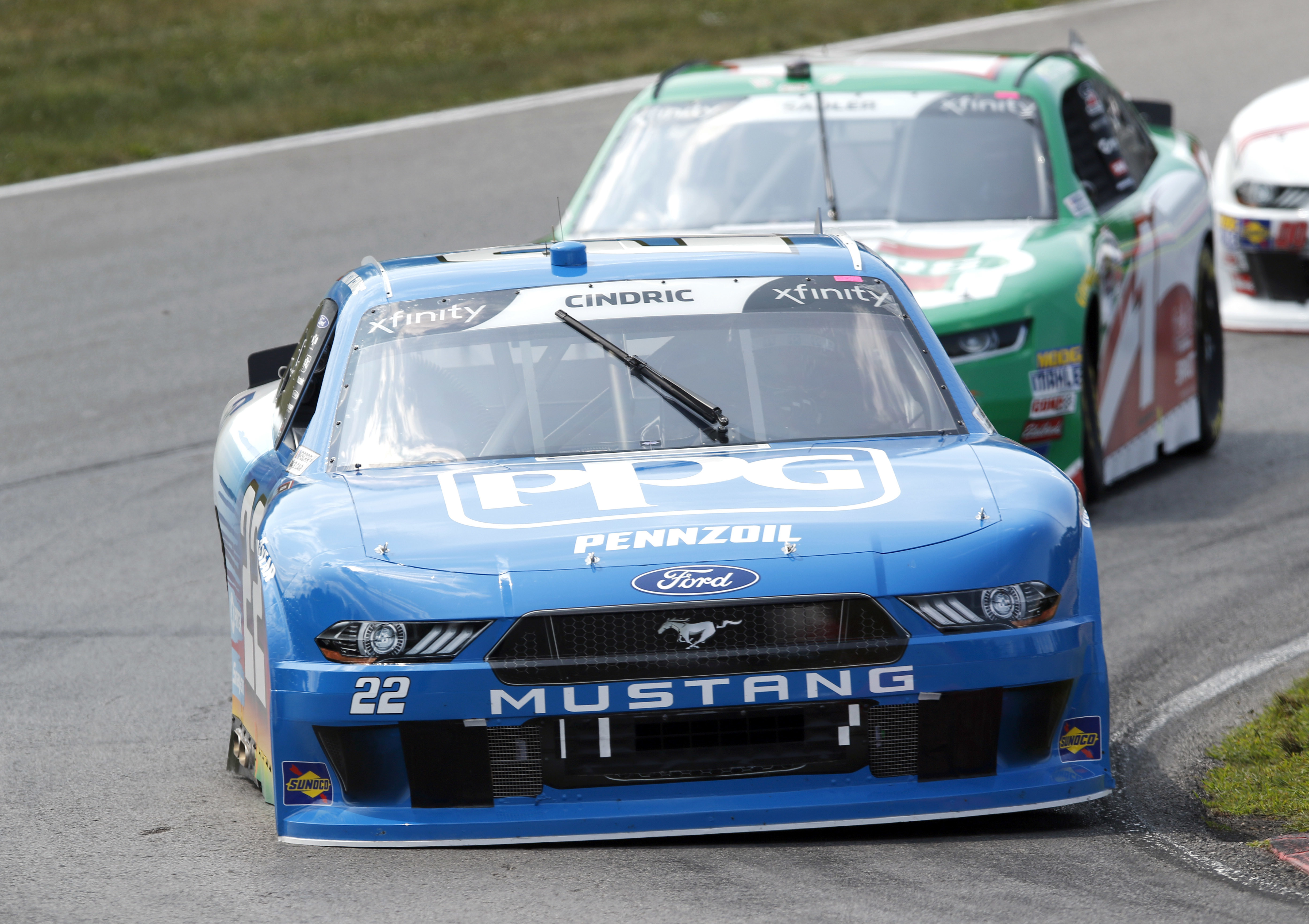 Justin Allgaeir wins NASCAR Xfiinity race at Mid-Ohio