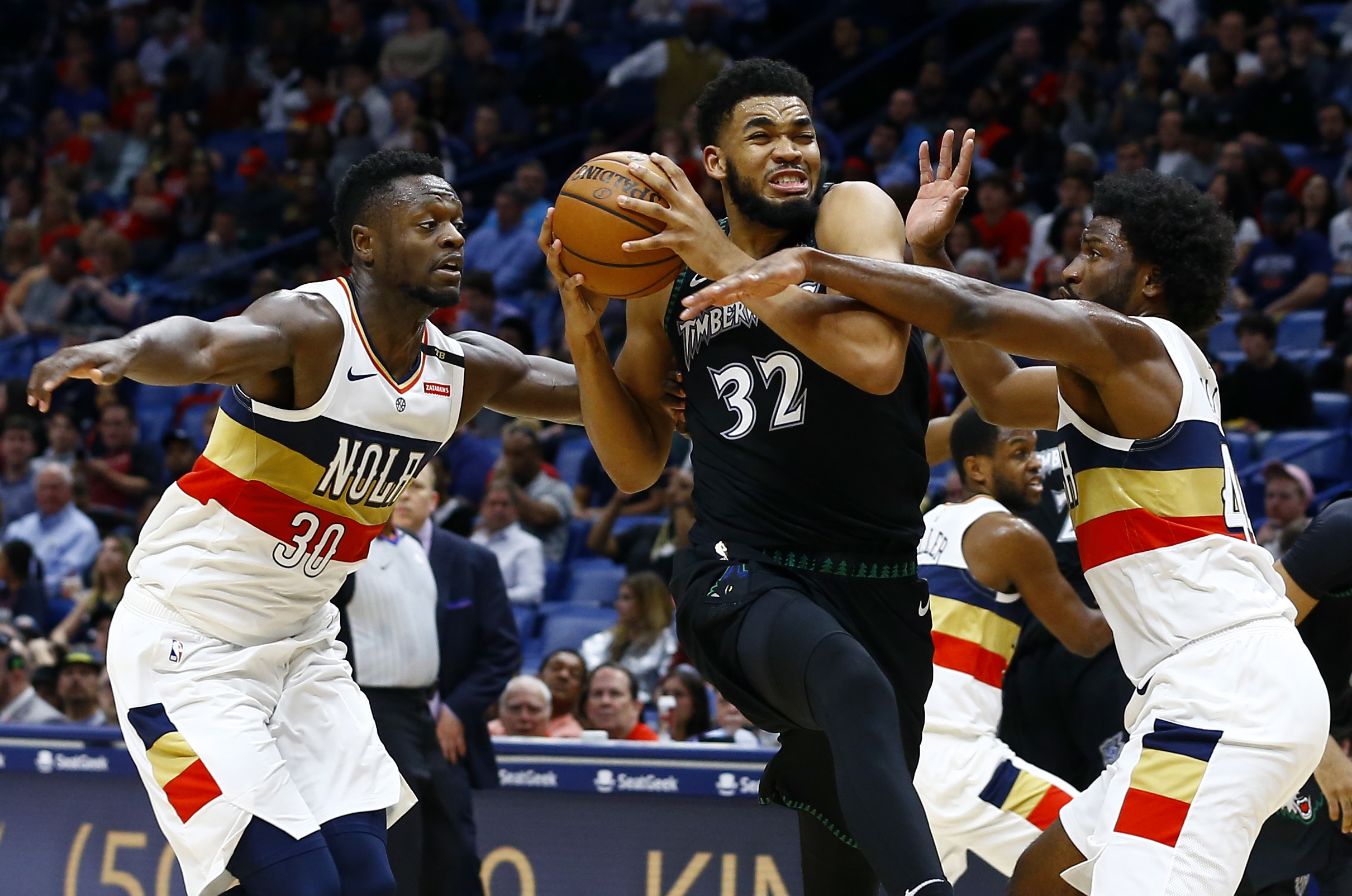 Randle, Miller lead Pelicans past Wolves, 123-114