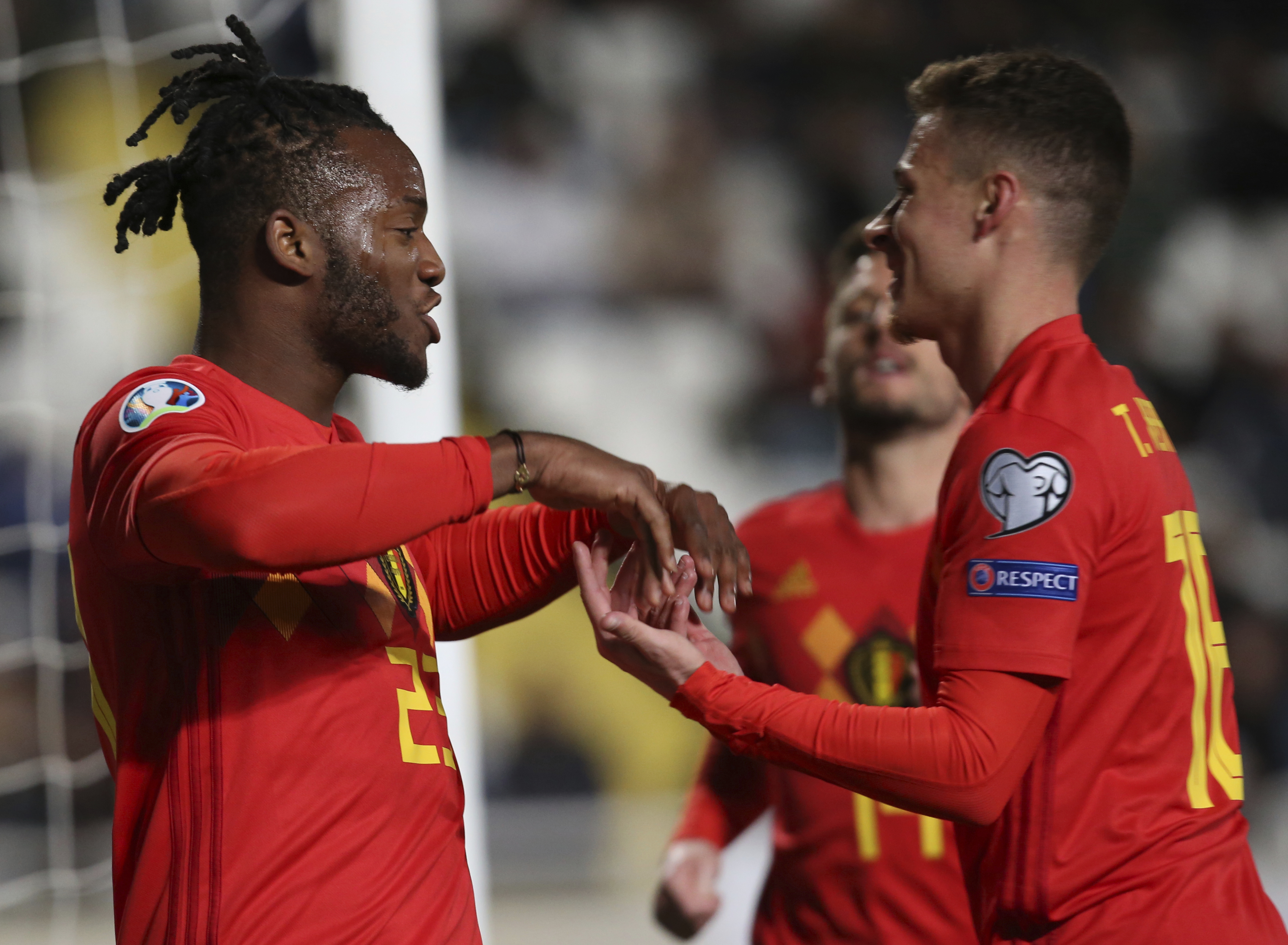 Hazard scores in 100th game as Belgium beats Cyprus