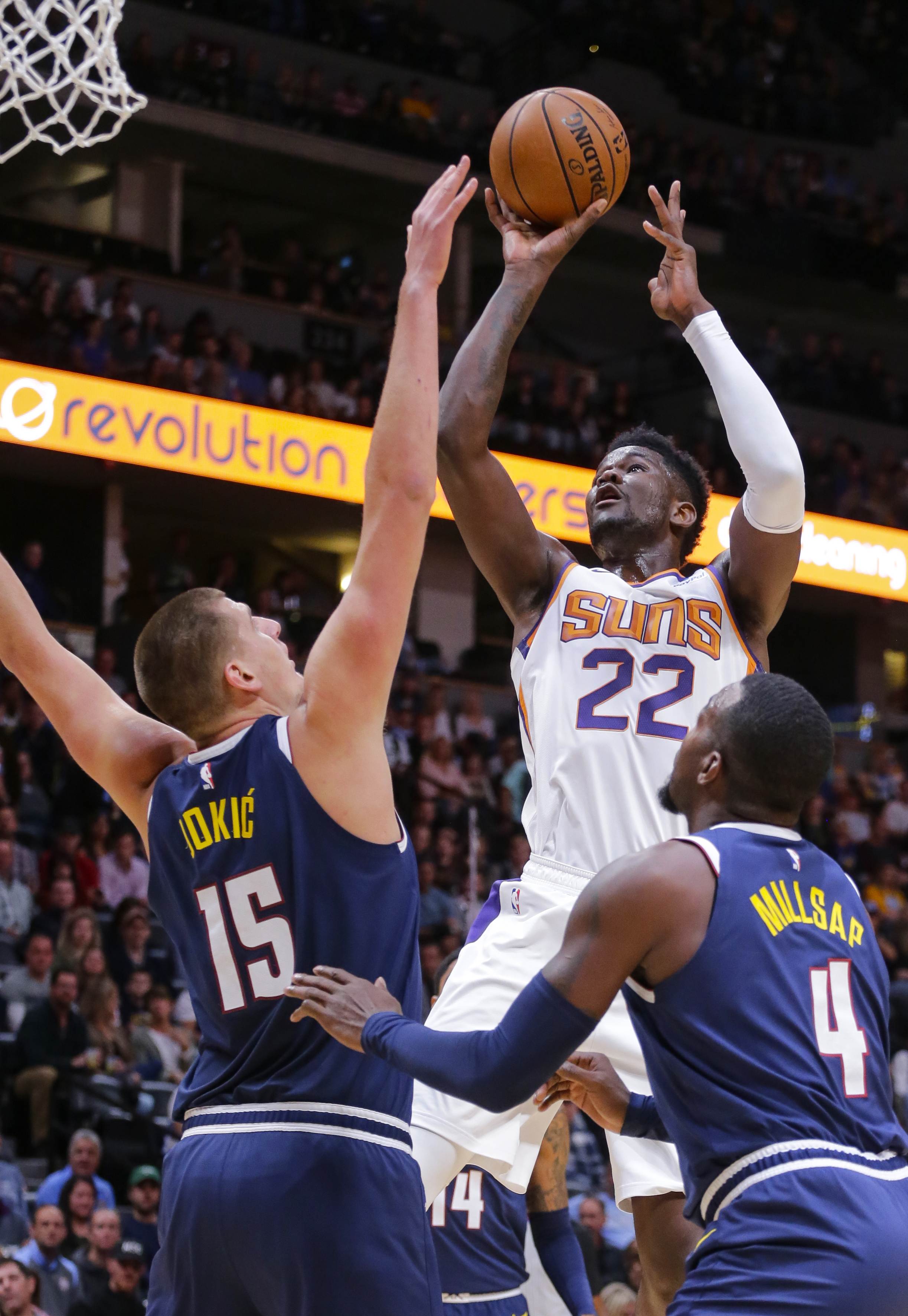 Jokic’s triple-double leads Nuggets past Suns 119-91