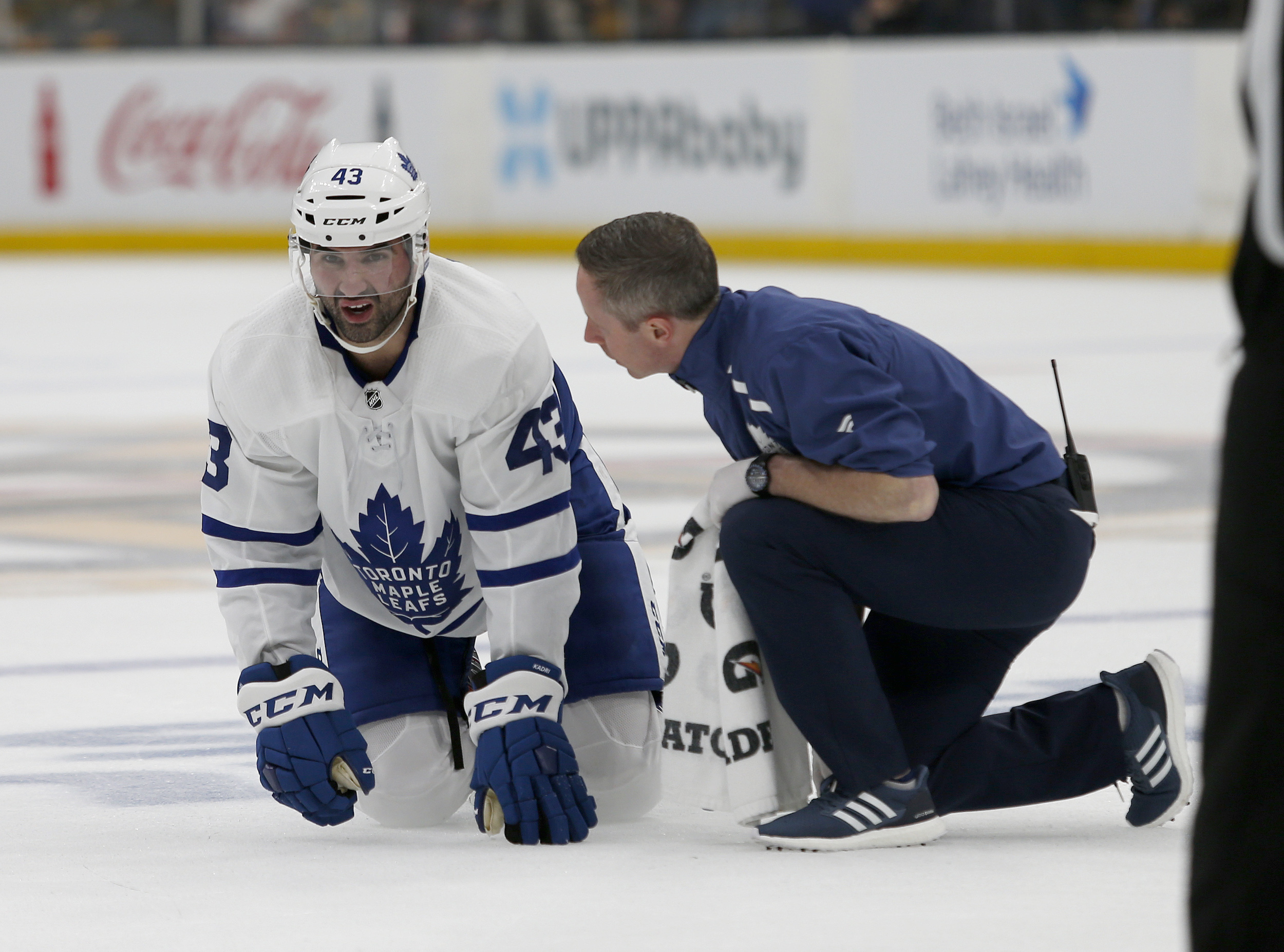 The Latest: NHL suspends Leafs' Kadri for rest of 1st round