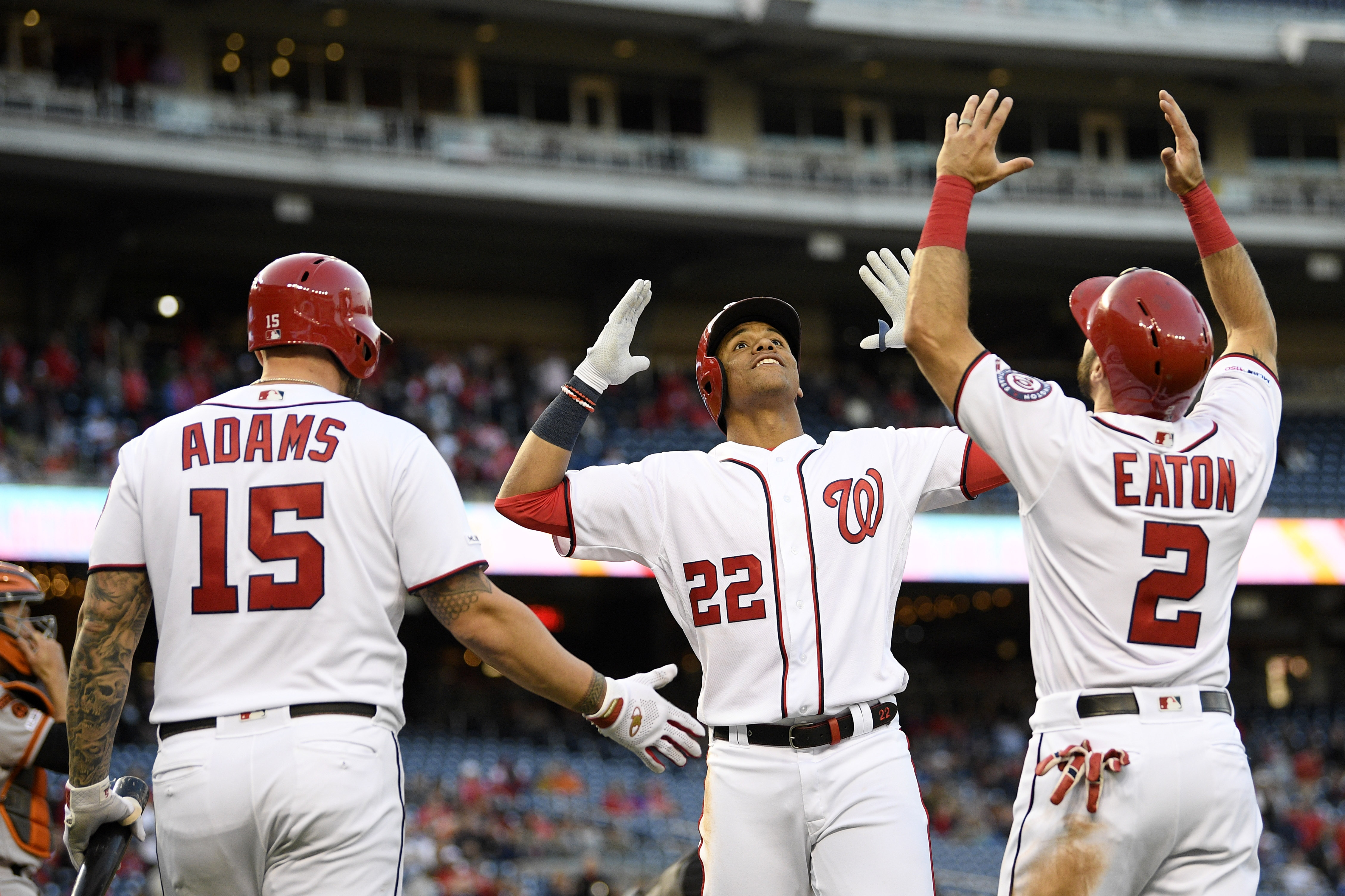 Nationals hit 4 HRs in 9-6 victory over Giants