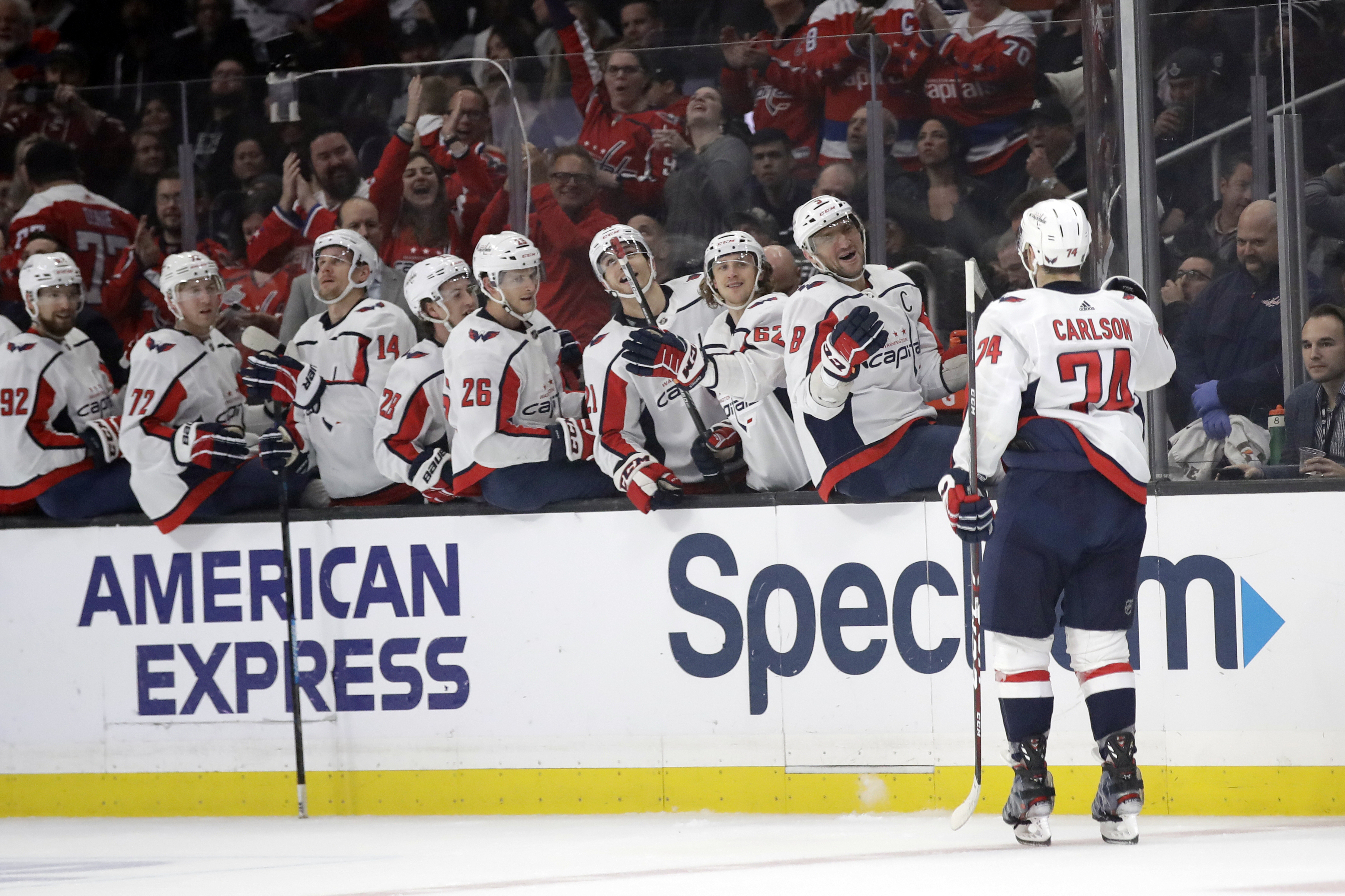 Carlson, Capitals down Kings 3-1 for fifth straight win