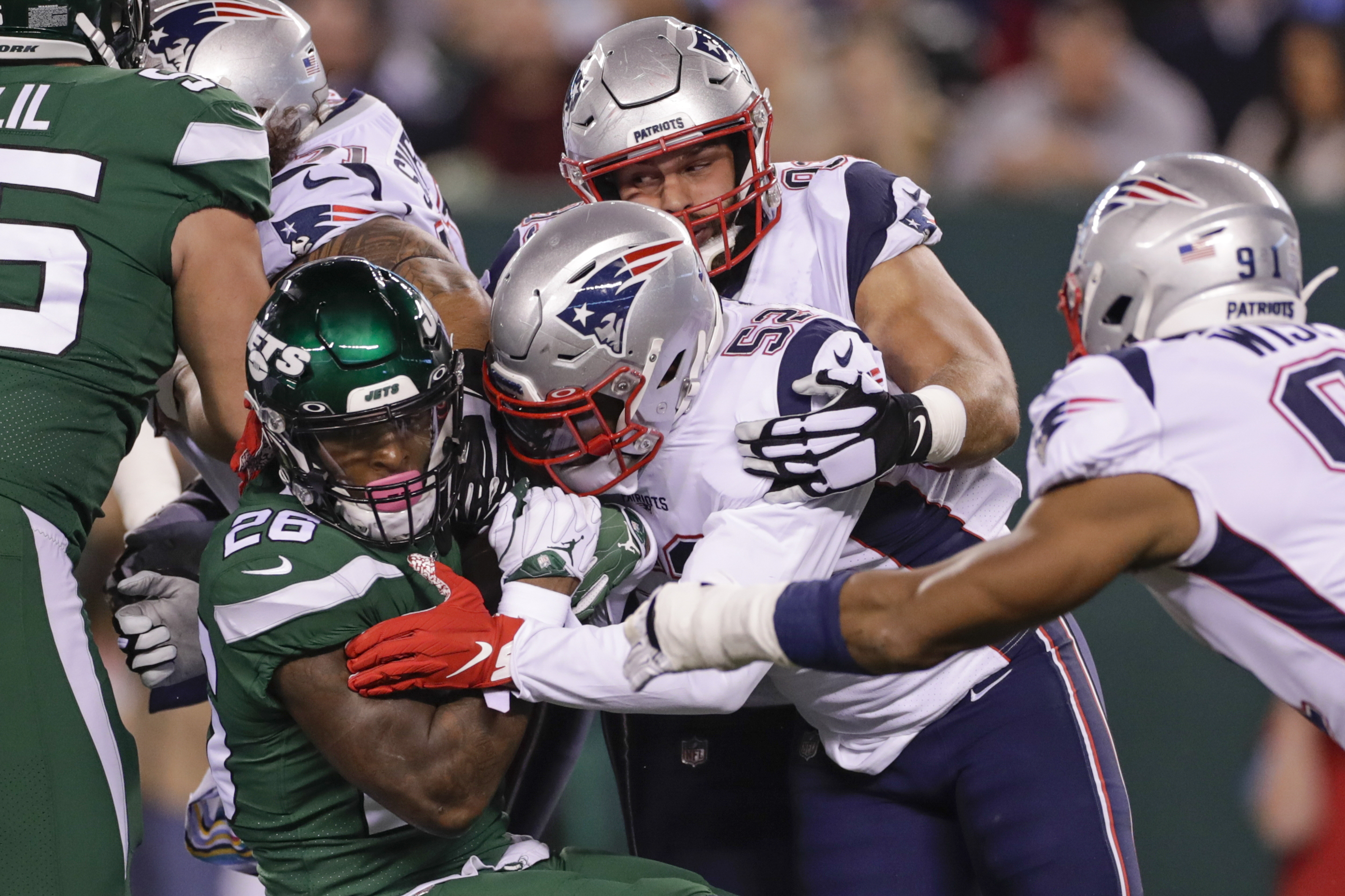 Patriots blitz Jets, gain more confidence with Browns next