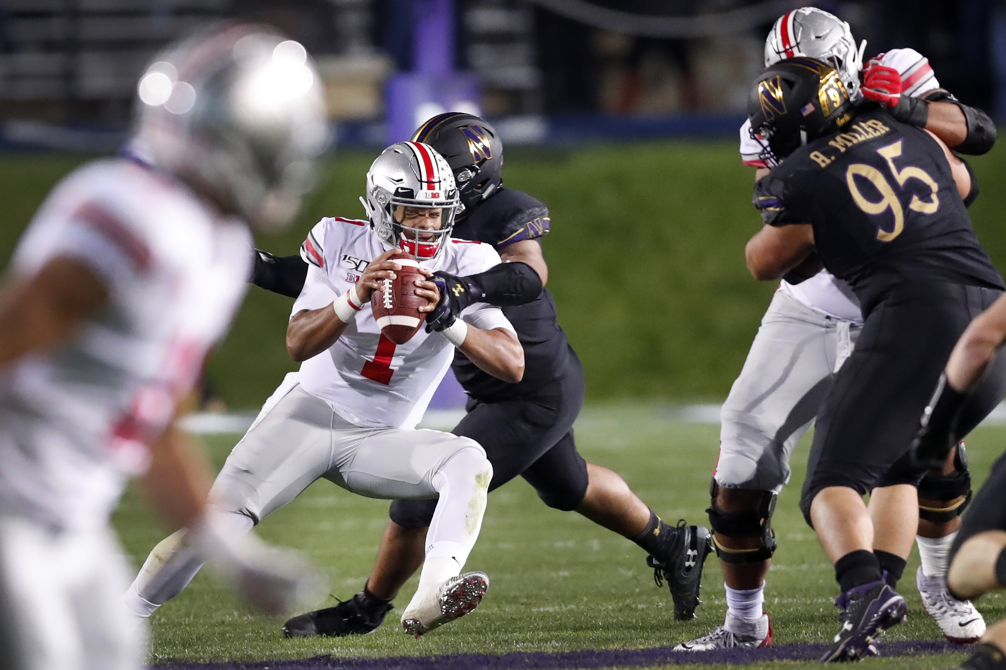 Fields leads No. 4 Ohio State past Northwestern 52-3