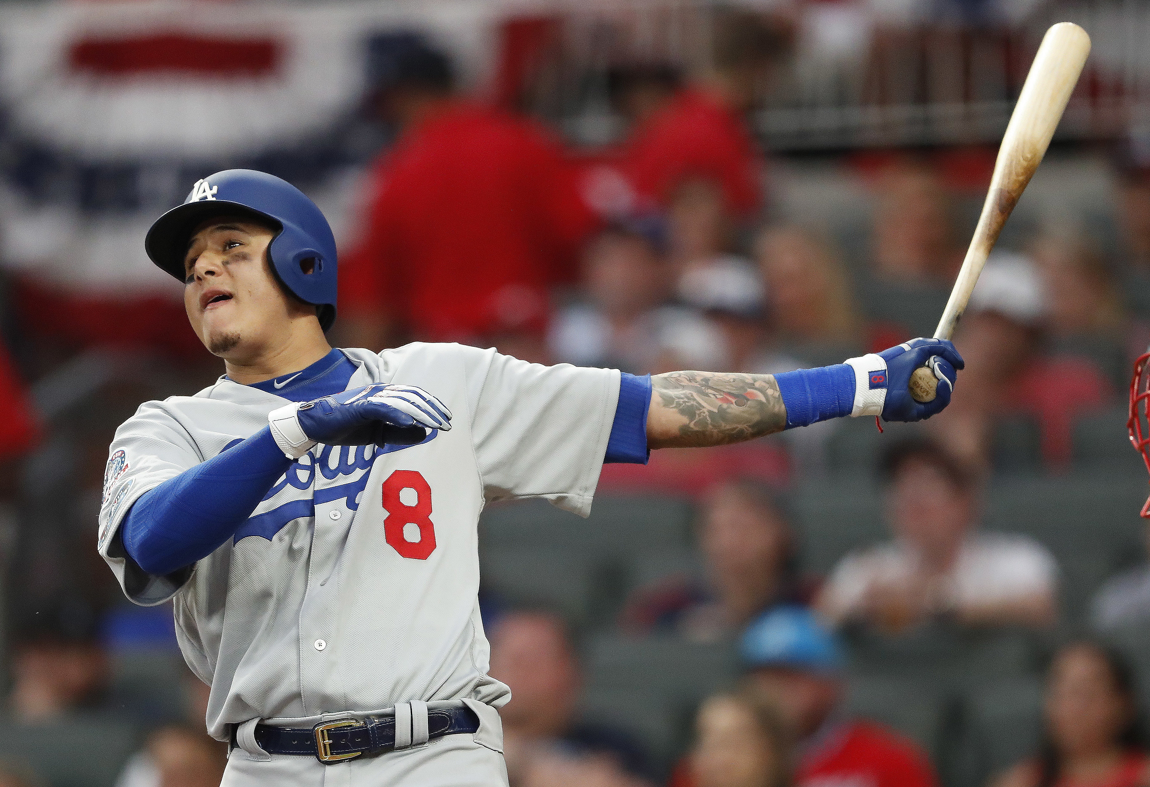 Machado, Dodgers finish off Baby Braves in NLDS with 6-2 win