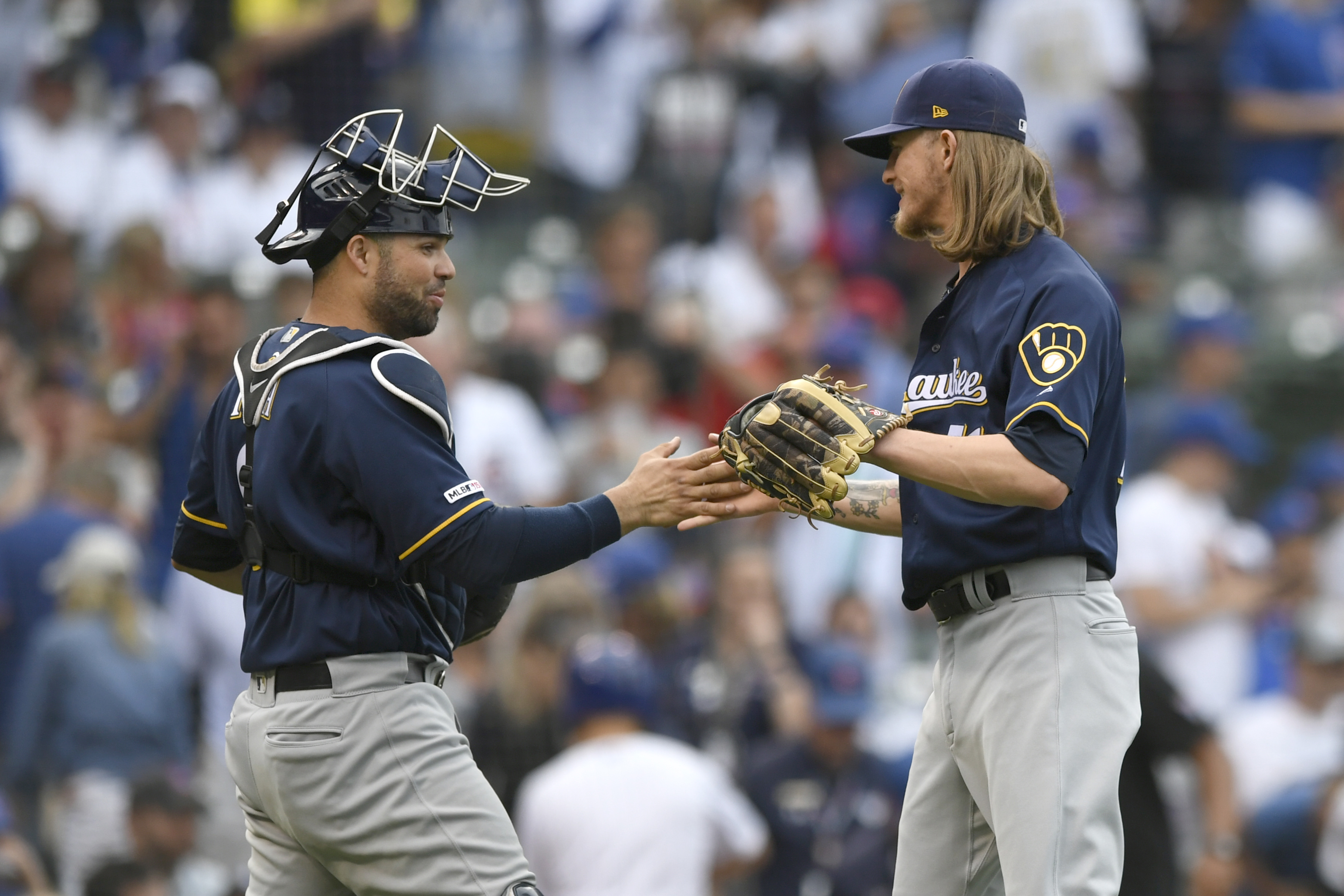 Brewers beat Cubs 2-0, snapping Chicago's 4-game win streak