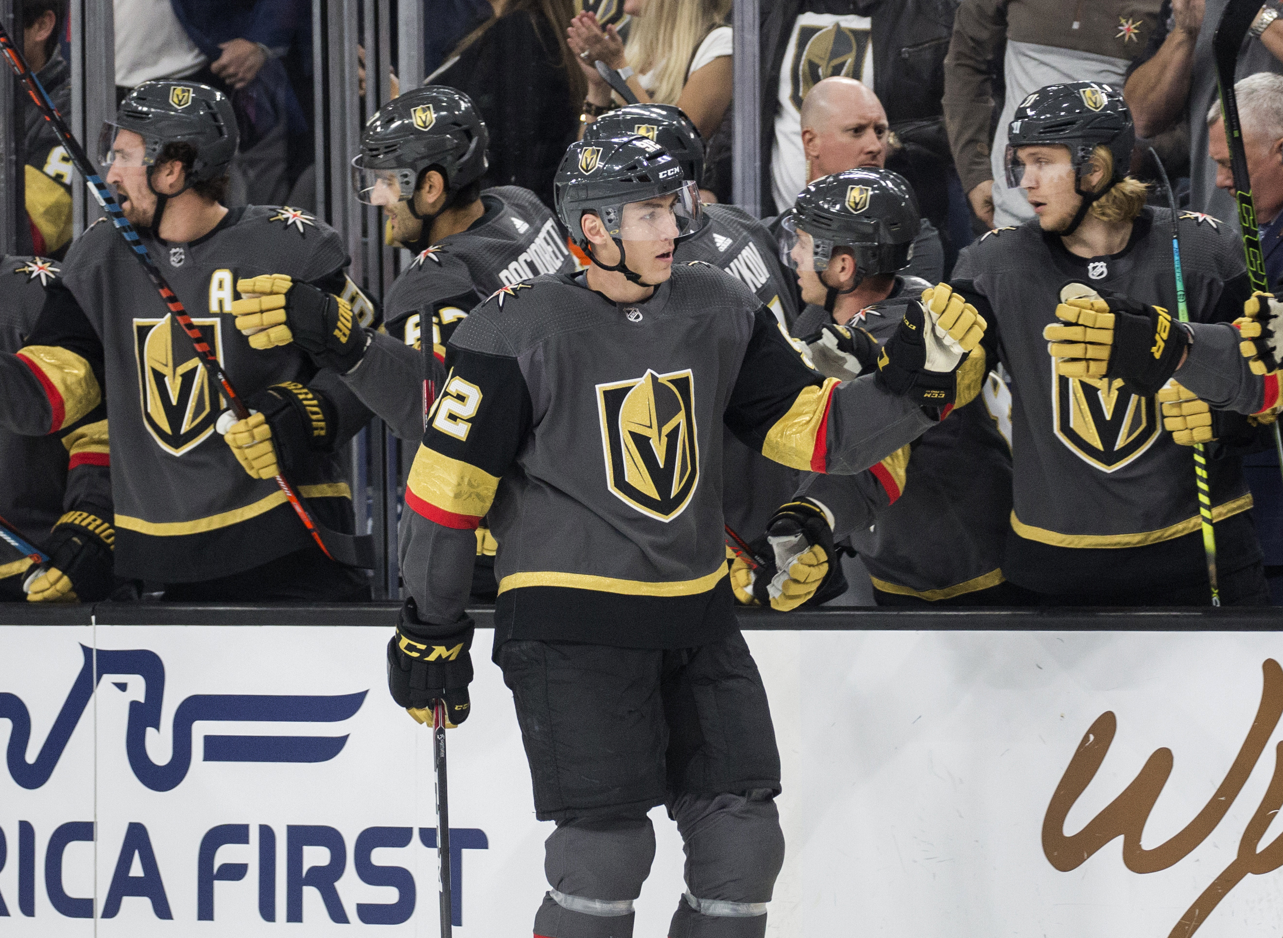 Golden Knights snap two-game skid, top Flames 6-2