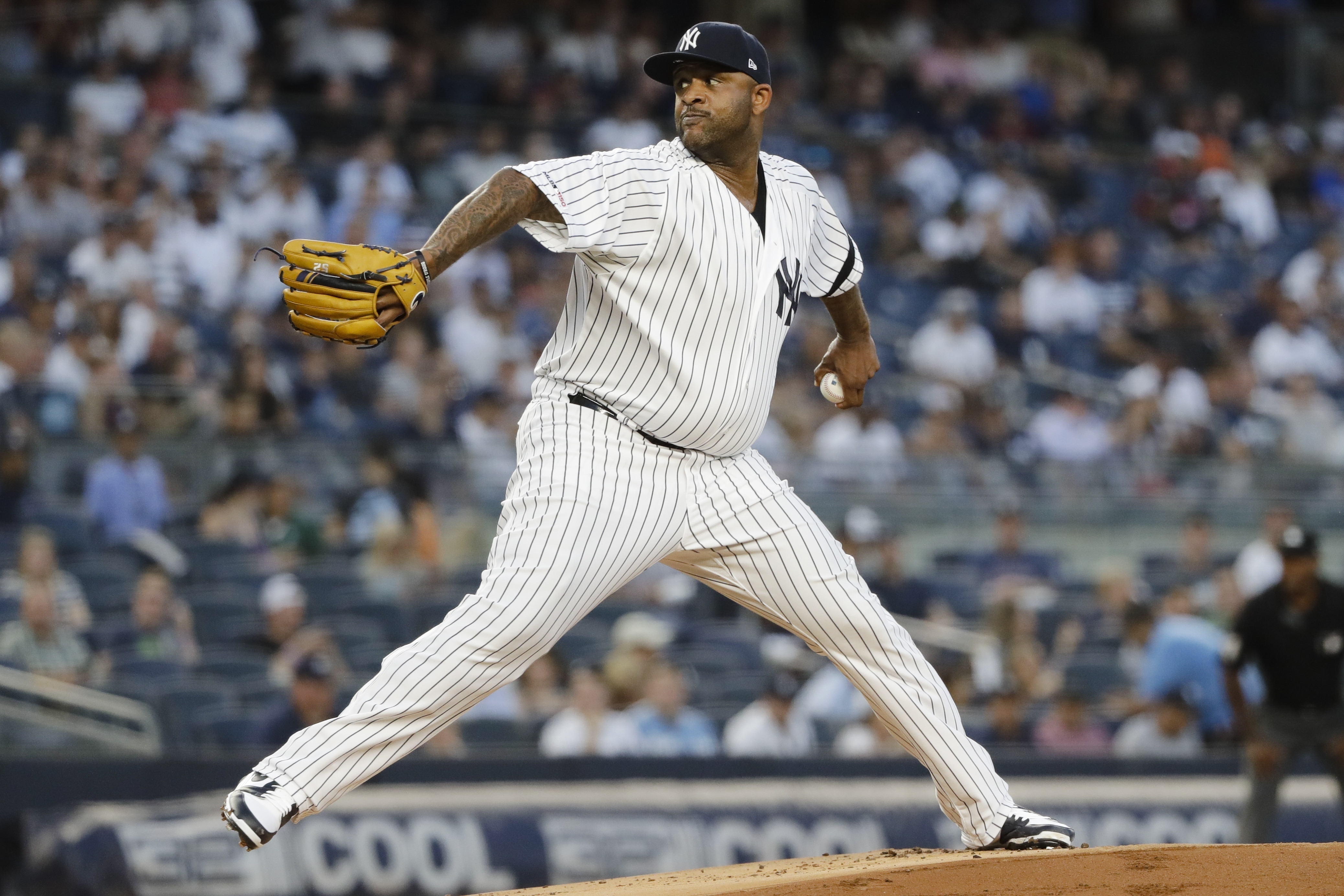 Yankees LHP Sabathia goes on IL for 4th time in final season