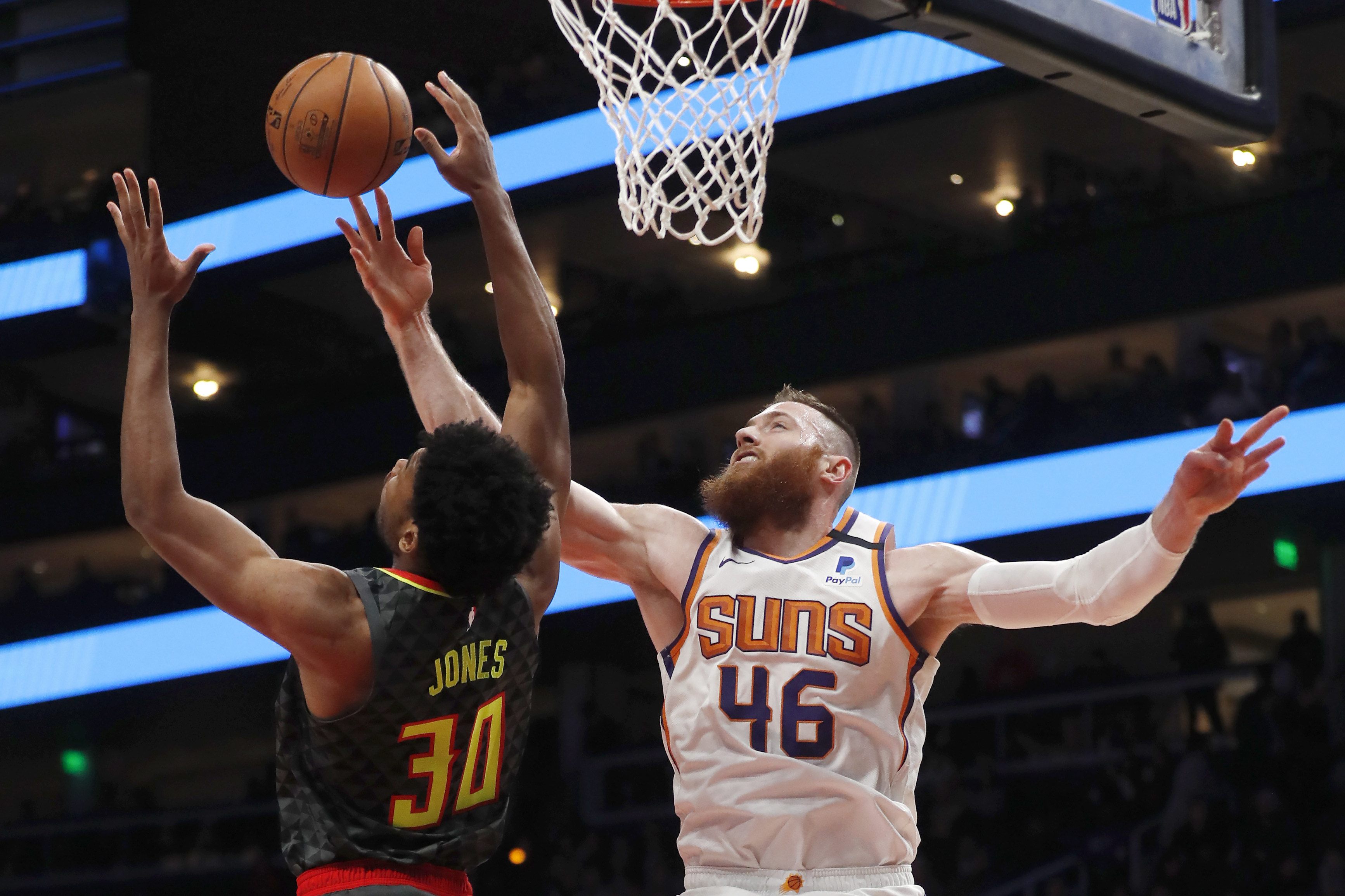 Young, Huerter power Hawks to 123-110 win over Booker, Suns