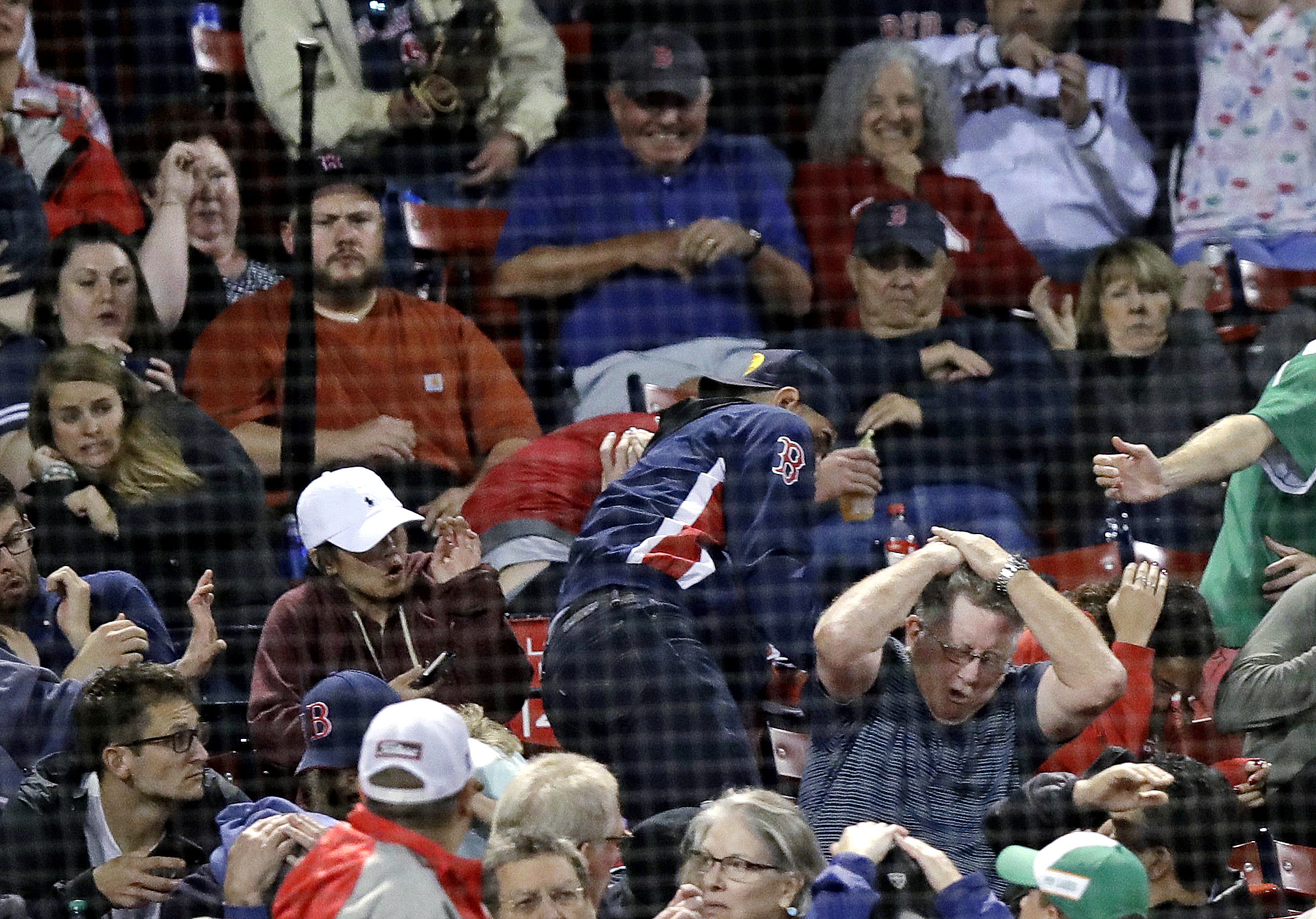 Fenway fan hit in head by Devon Travis' thrown bat