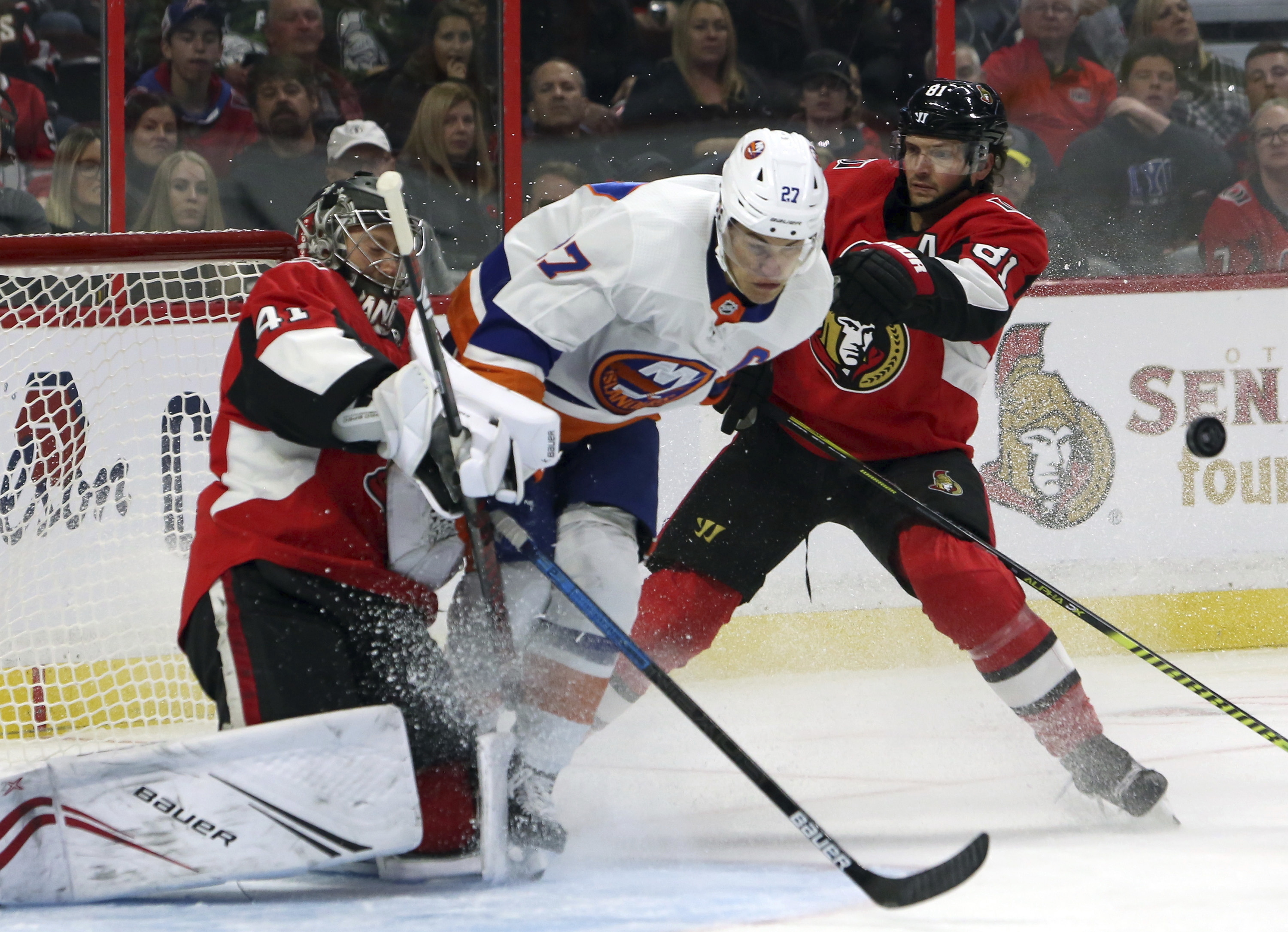 Nick Leddy scores twice, Islanders beat Senators 4-2