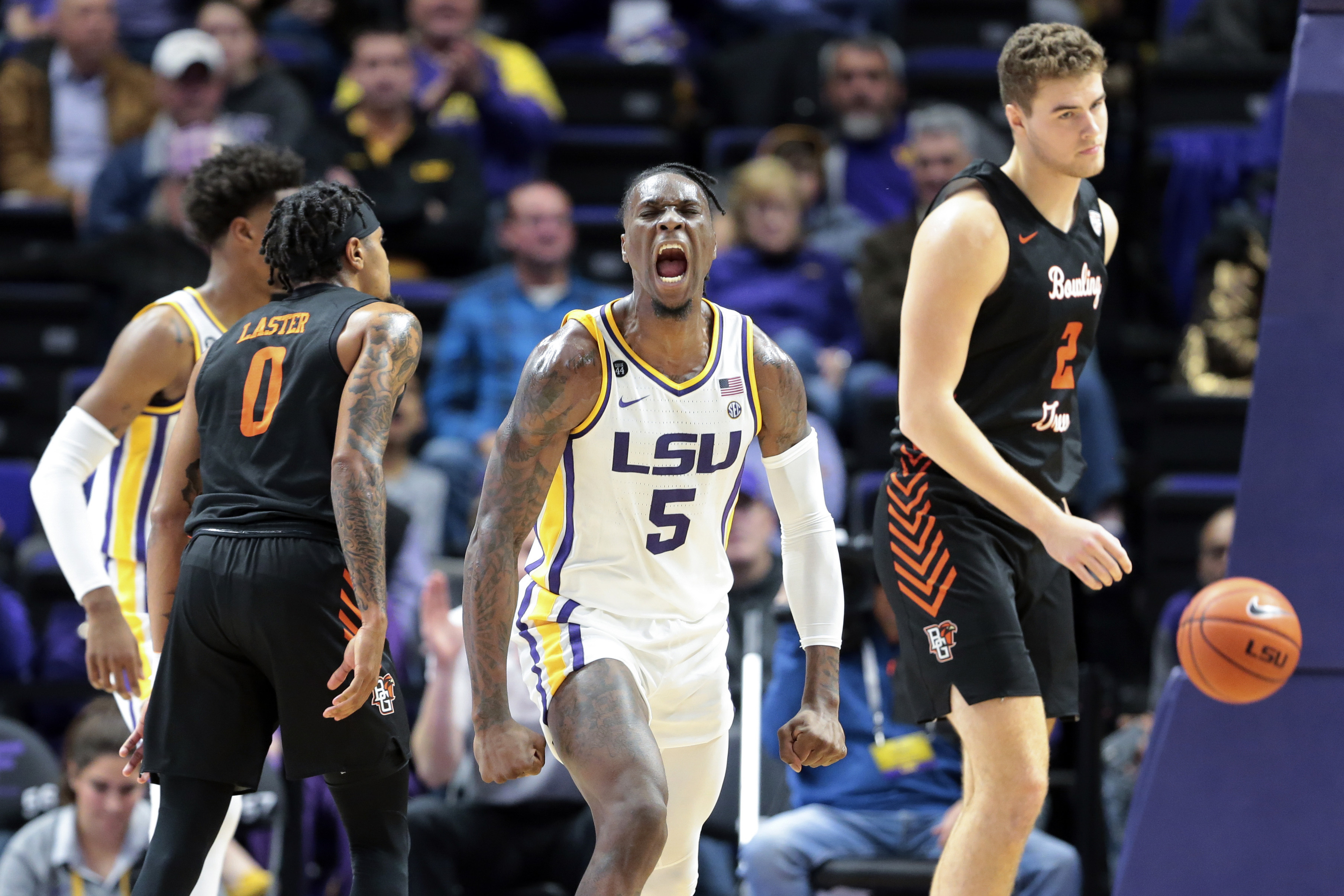 No. 22 LSU opens season with 88-79 win over Bowling Green