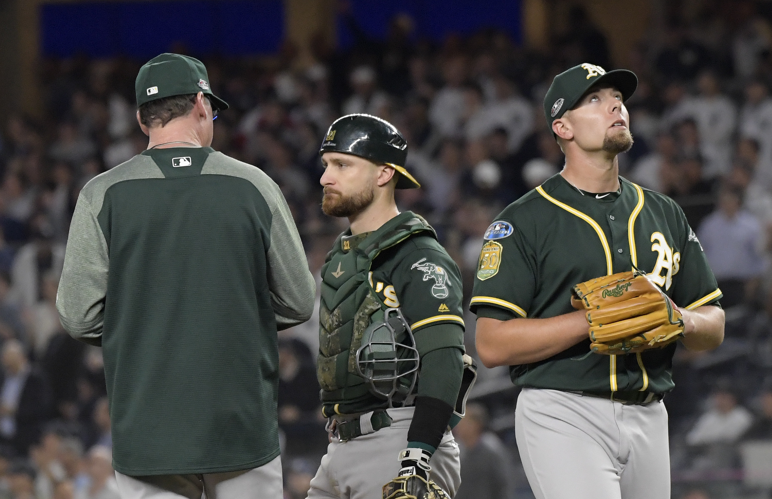 Open and shut: A’s out early again with wild-card loss